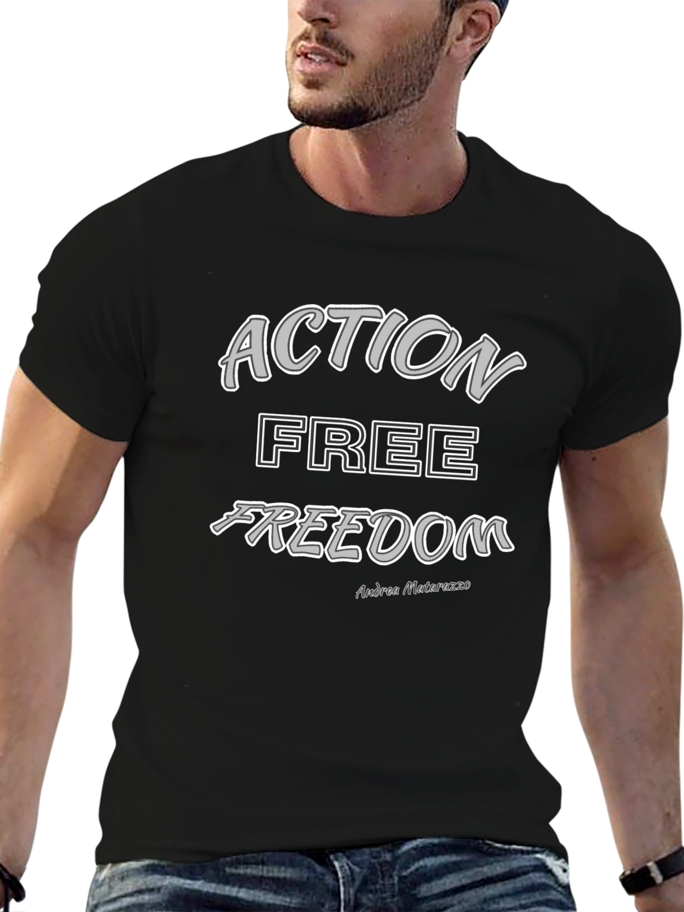 Action Free Freedom Graphic T-Shirt