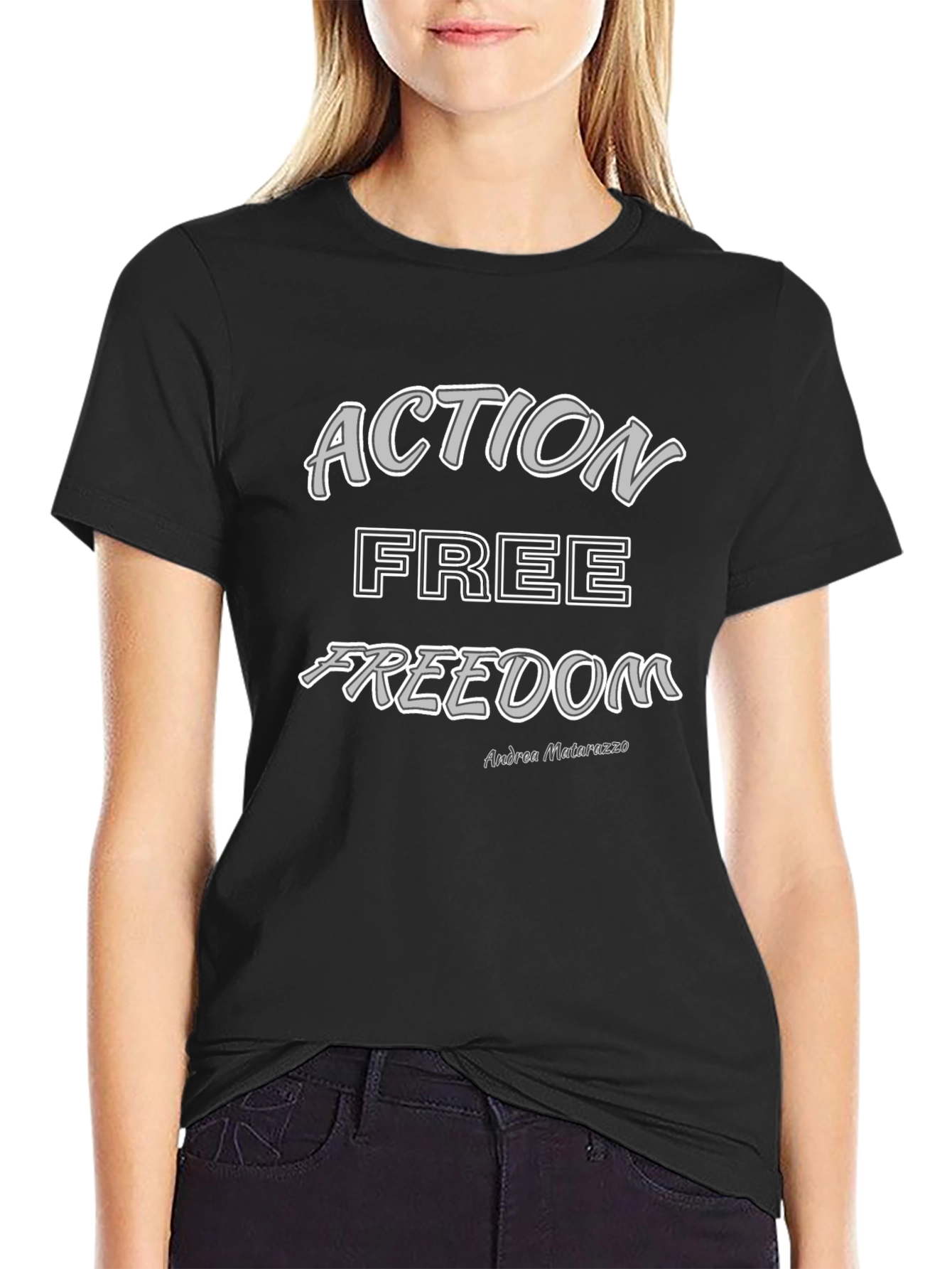 Action Free Freedom Graphic T-Shirt