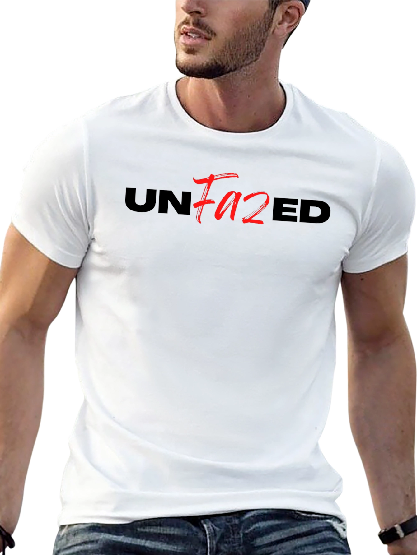 Camiseta Negra Unfazed - Estilo Casual y Moderno