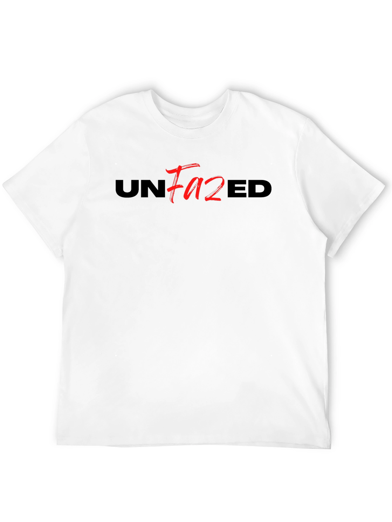 Camiseta Negra Unfazed - Estilo Casual y Moderno