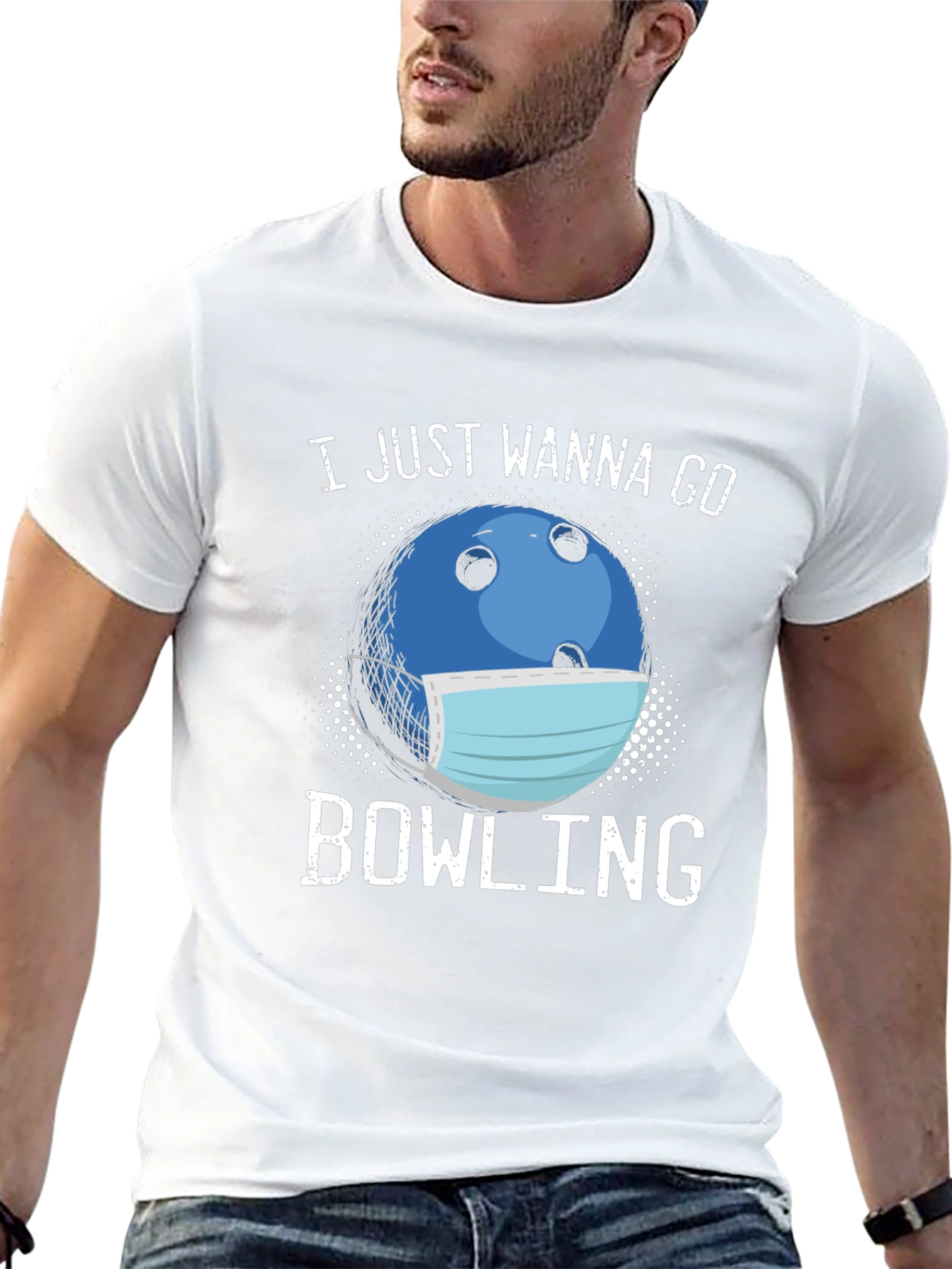 Camiseta Bolos con Mascarilla - ¡Quiero Jugar!