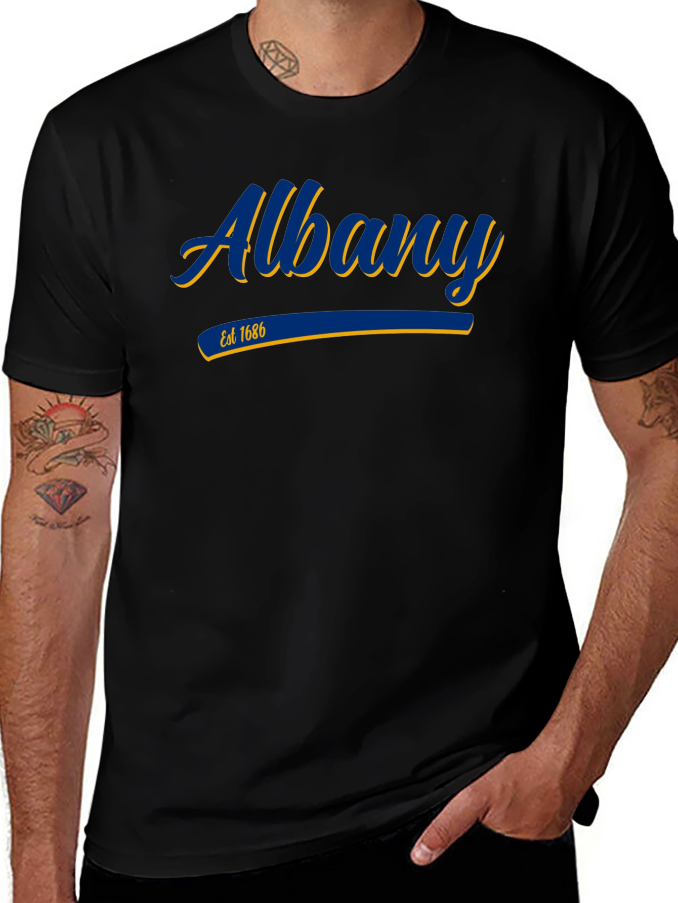 Camiseta Negra Albany Est. 1686