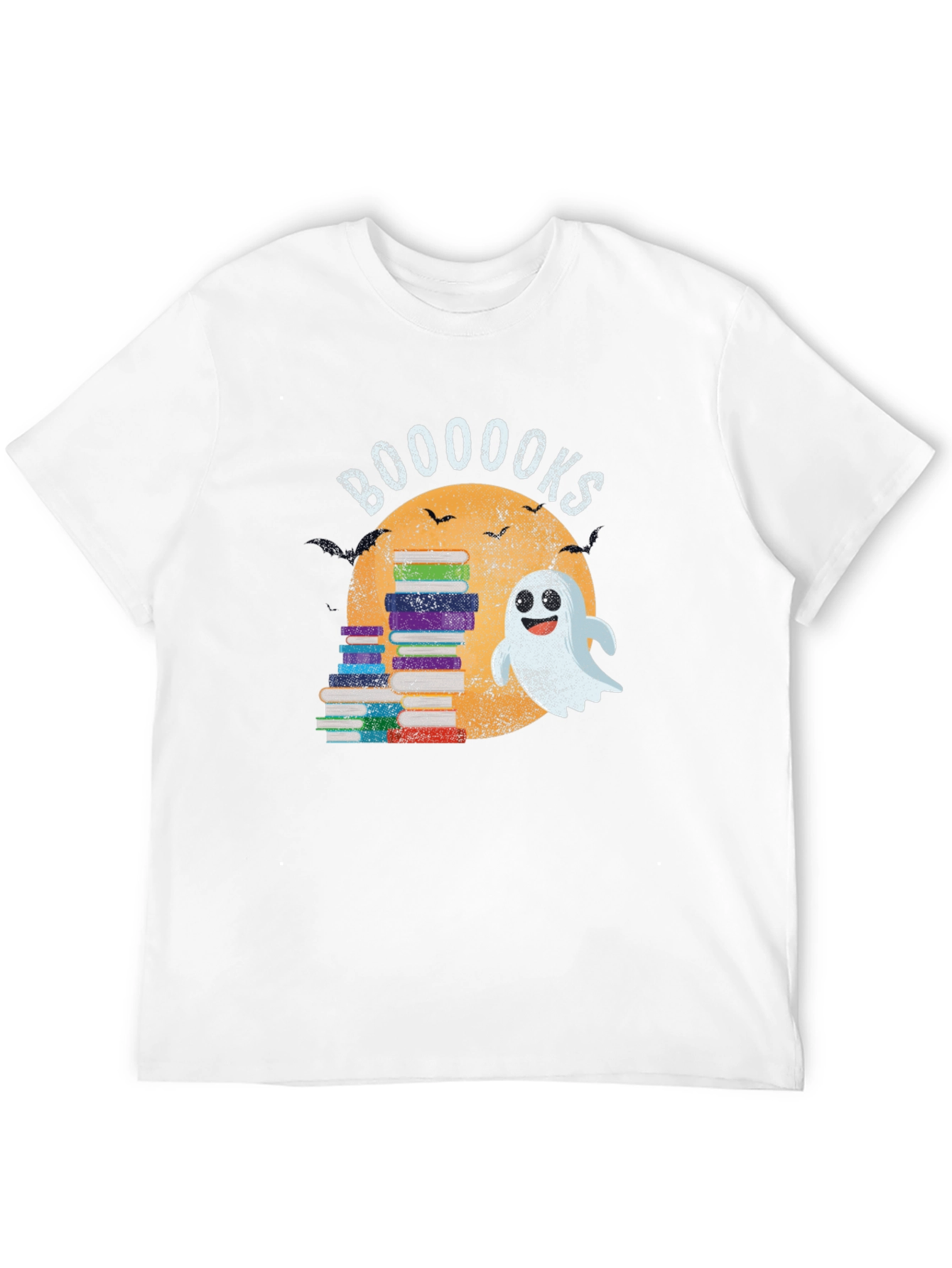 Camiseta Negra Booooks Halloween