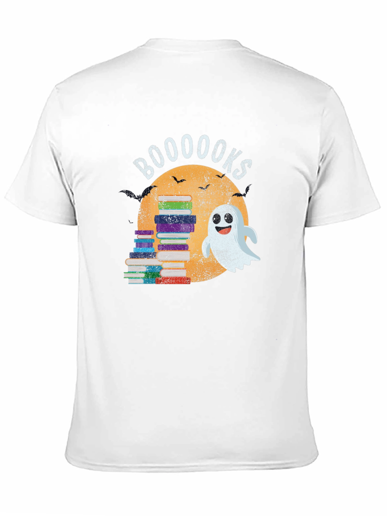 Camiseta Negra Booooks Halloween