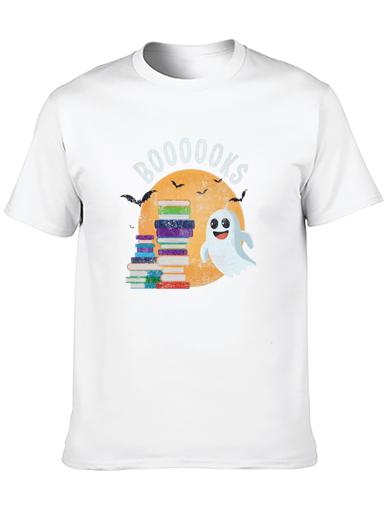 Camiseta Negra Booooks Halloween