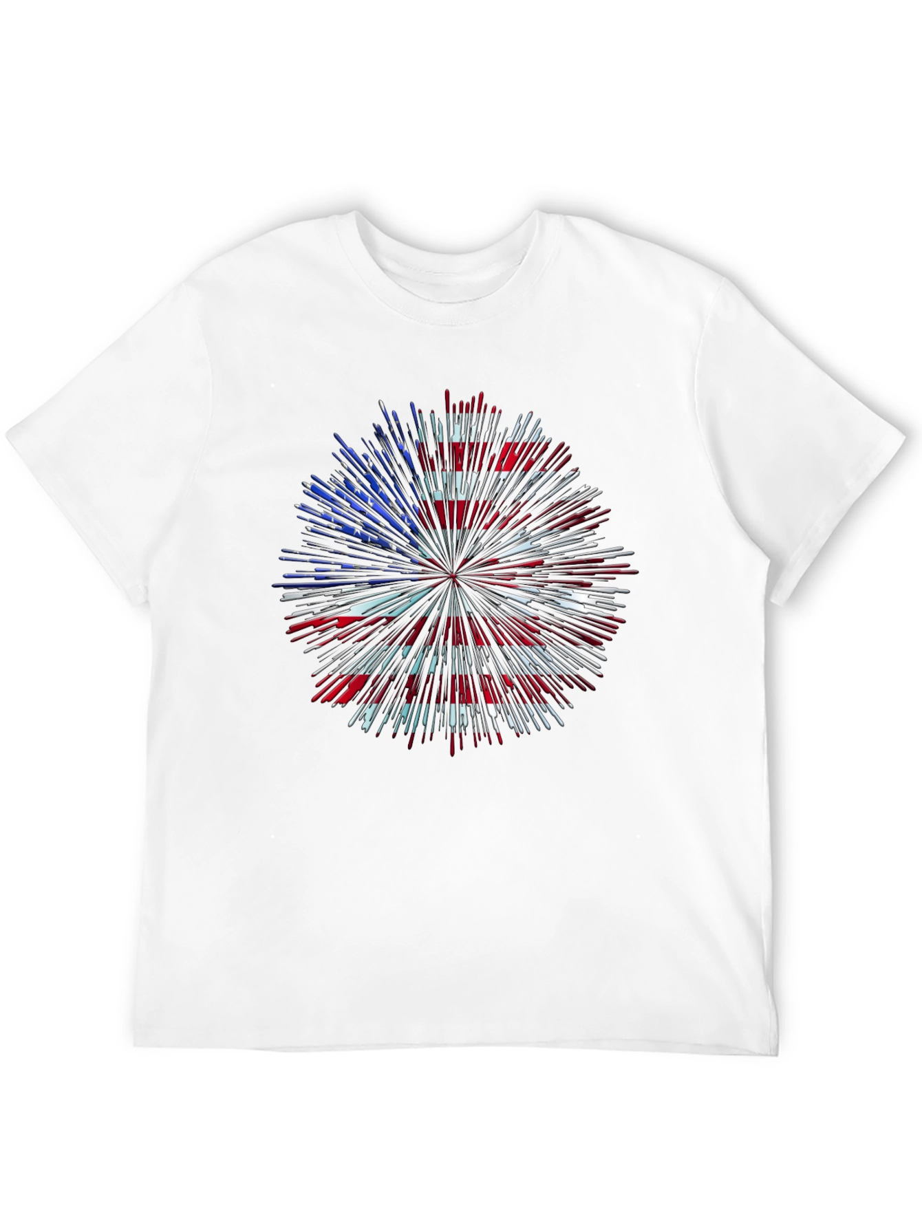 Camiseta Patriótica Fuegos Artificiales USA