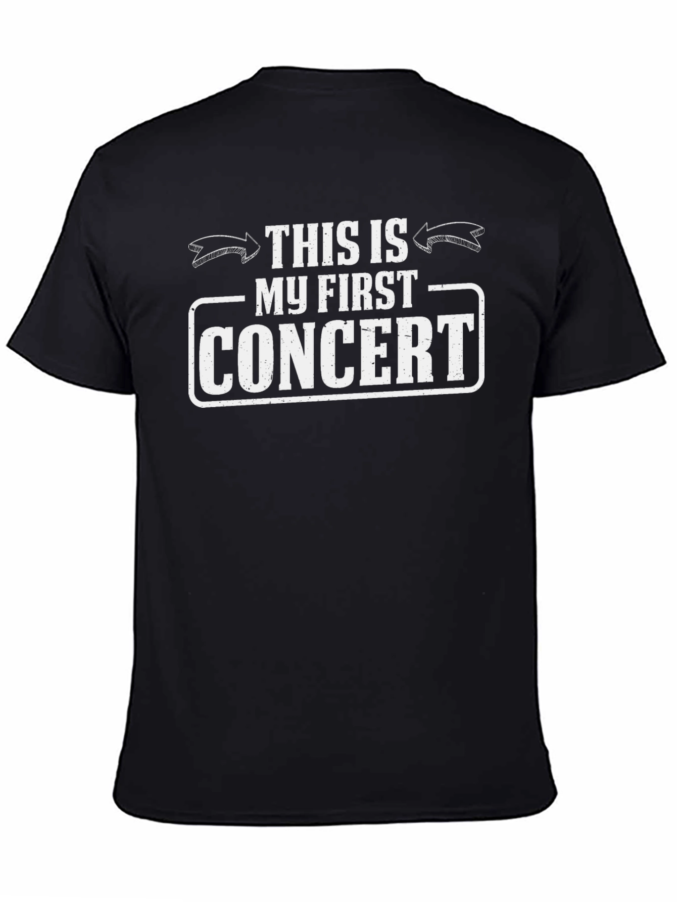 Camiseta Negra: ¡Mi Primer Concierto!