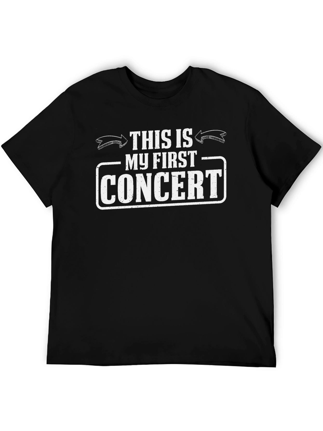 Camiseta Negra: ¡Mi Primer Concierto!