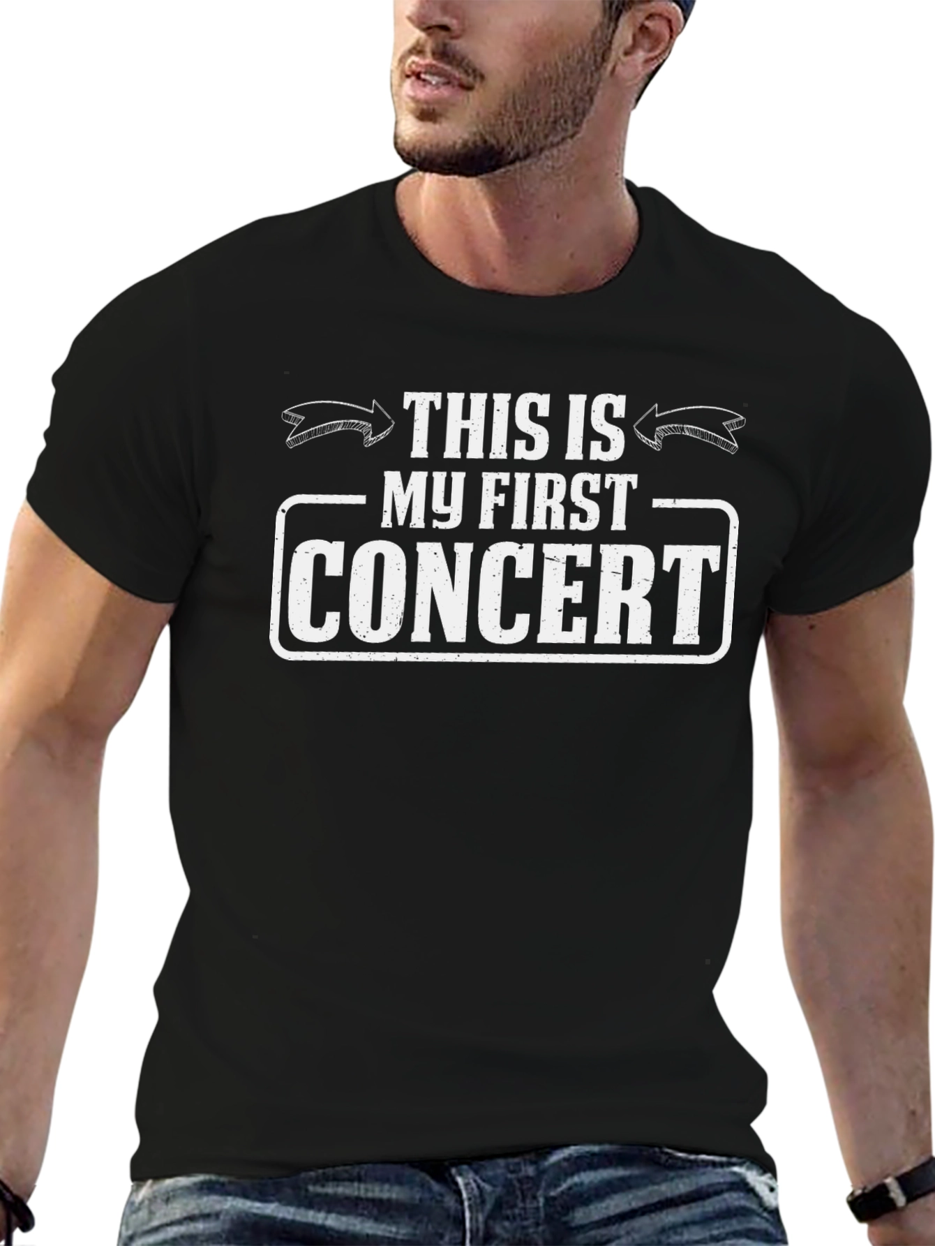 Camiseta Negra: ¡Mi Primer Concierto!