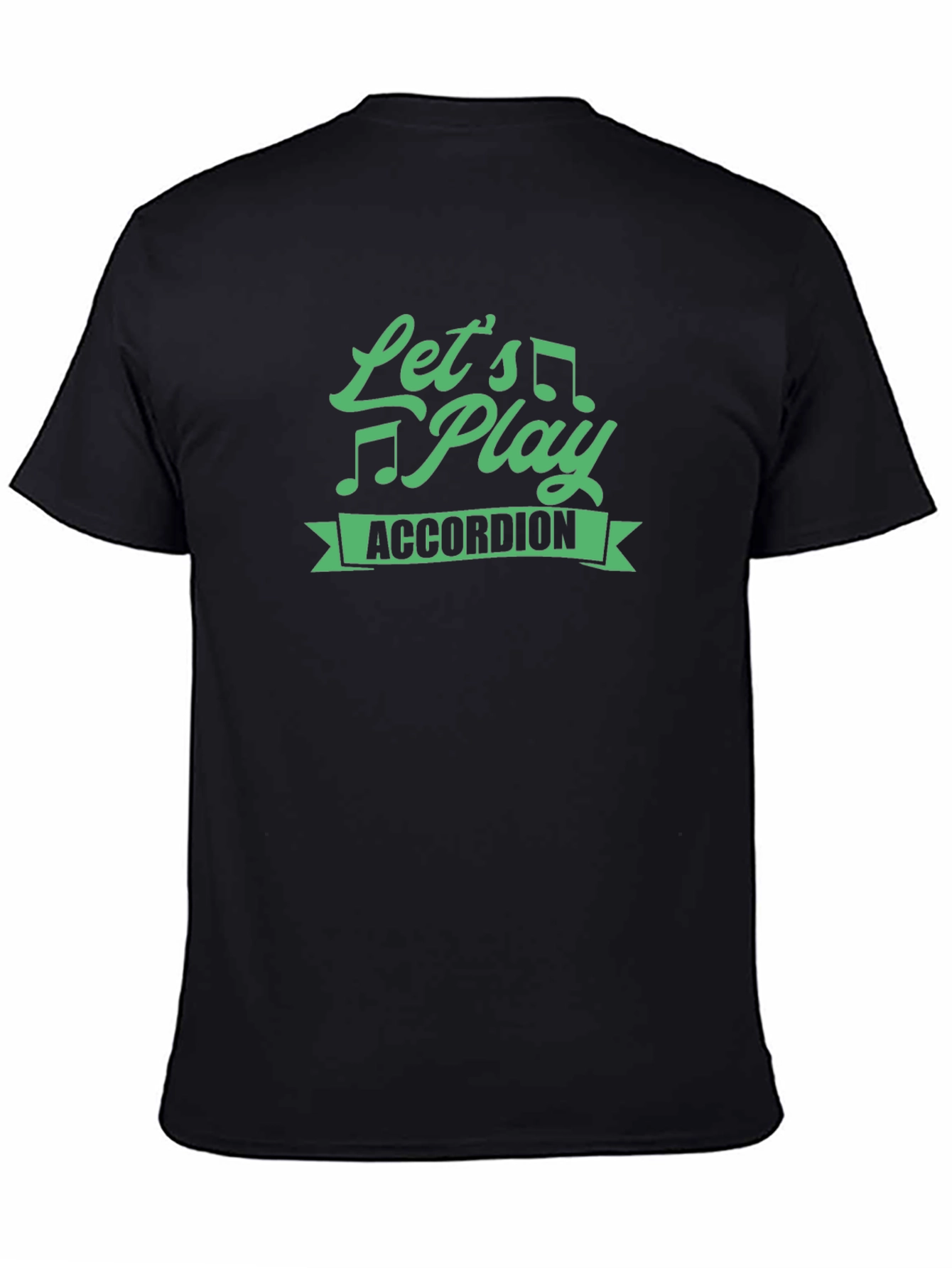 Camiseta Negra Lets Play Accordion