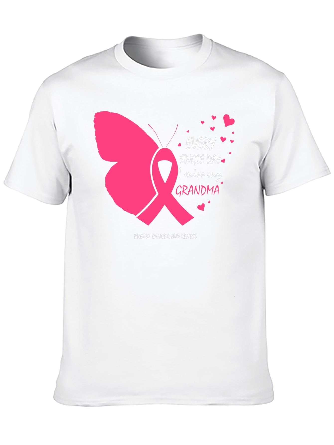 Camiseta Concientización Cáncer de Mama - Butterfly
