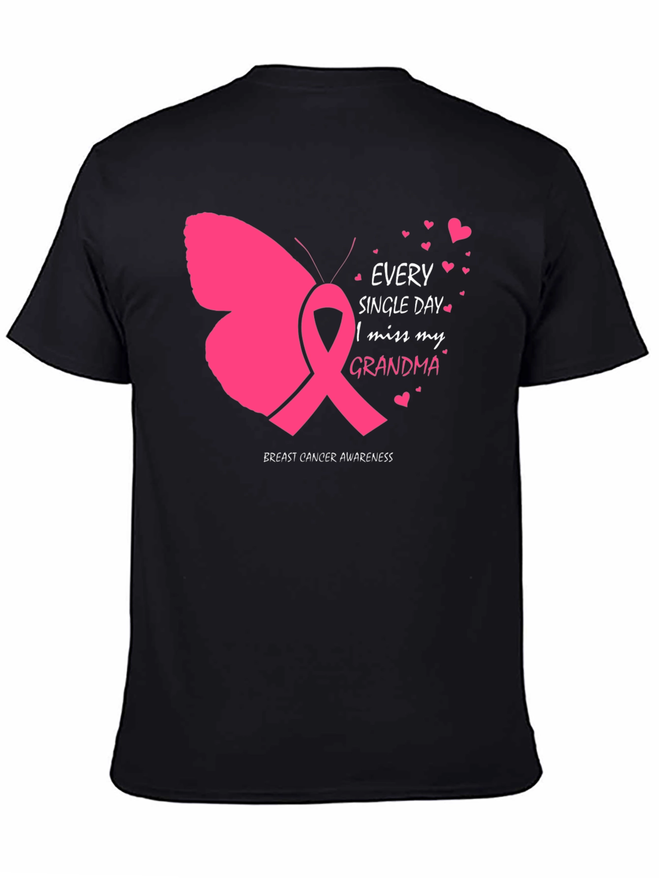 Camiseta Concientización Cáncer de Mama - Butterfly