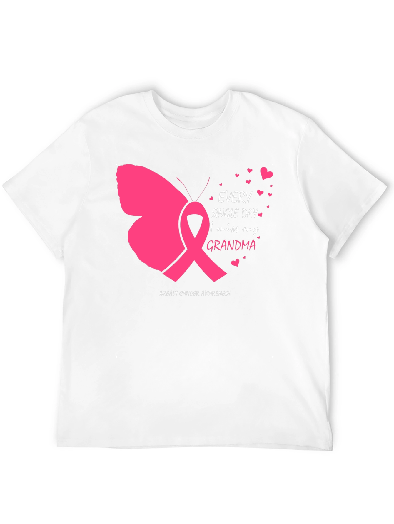 Camiseta Concientización Cáncer de Mama - Butterfly