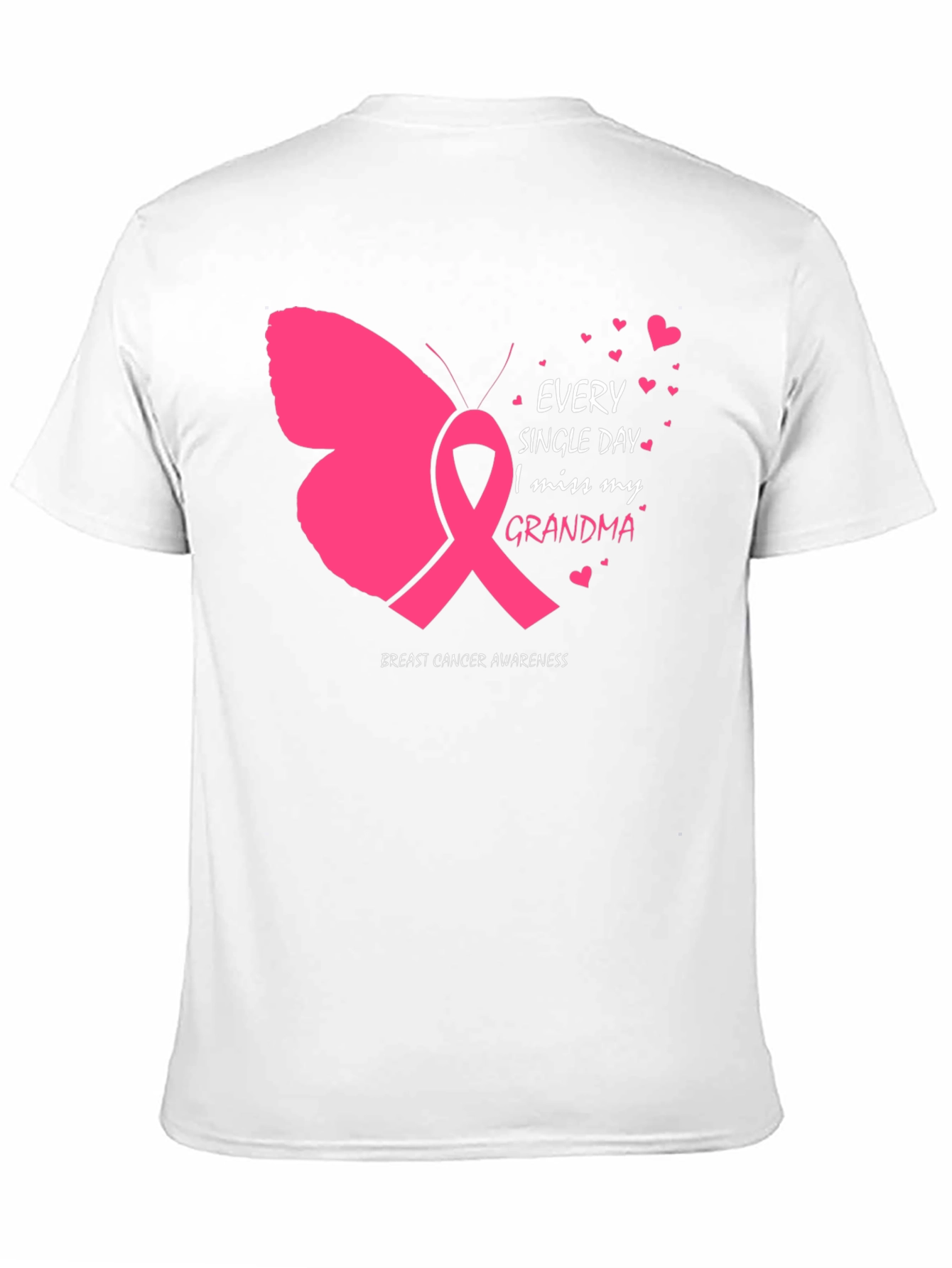 Camiseta Concientización Cáncer de Mama - Butterfly
