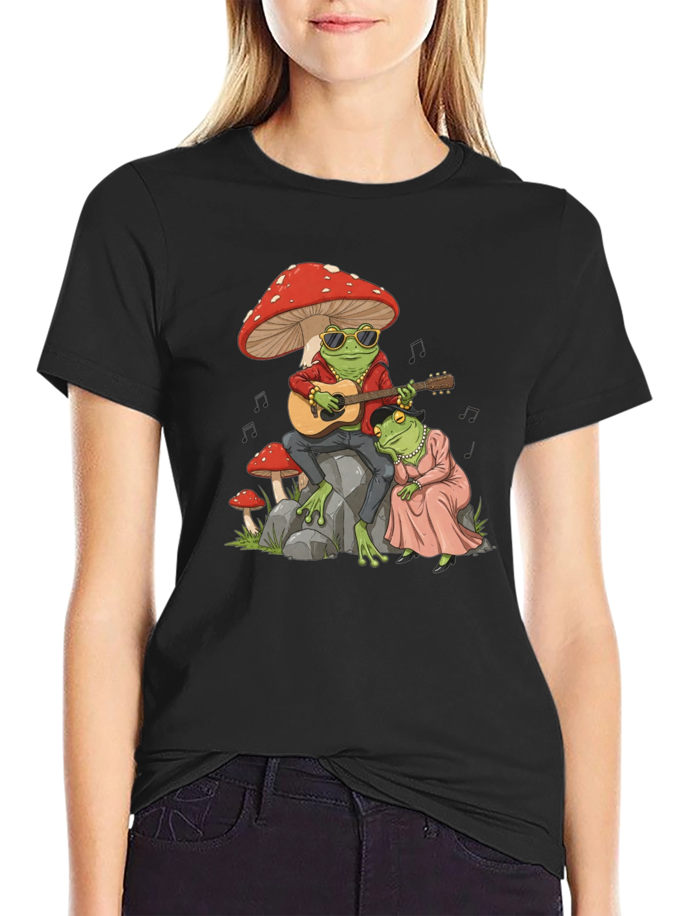 Camiseta Rana Músico Seta