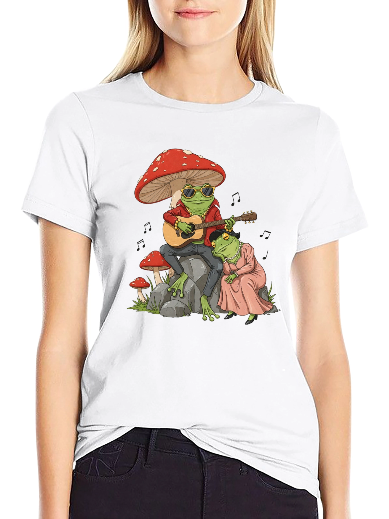 Camiseta Rana Músico Seta