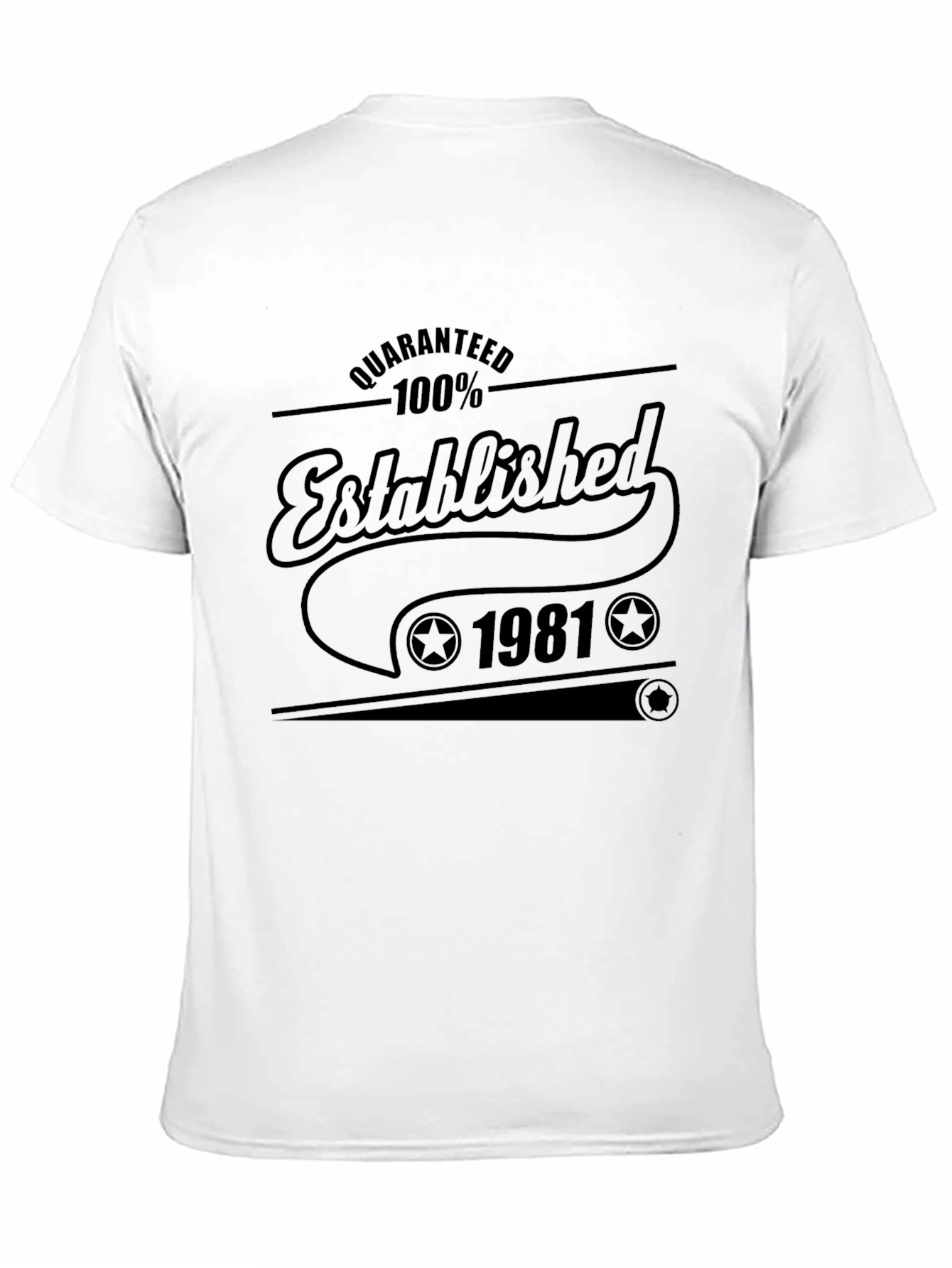 Camiseta Negra Established 1981