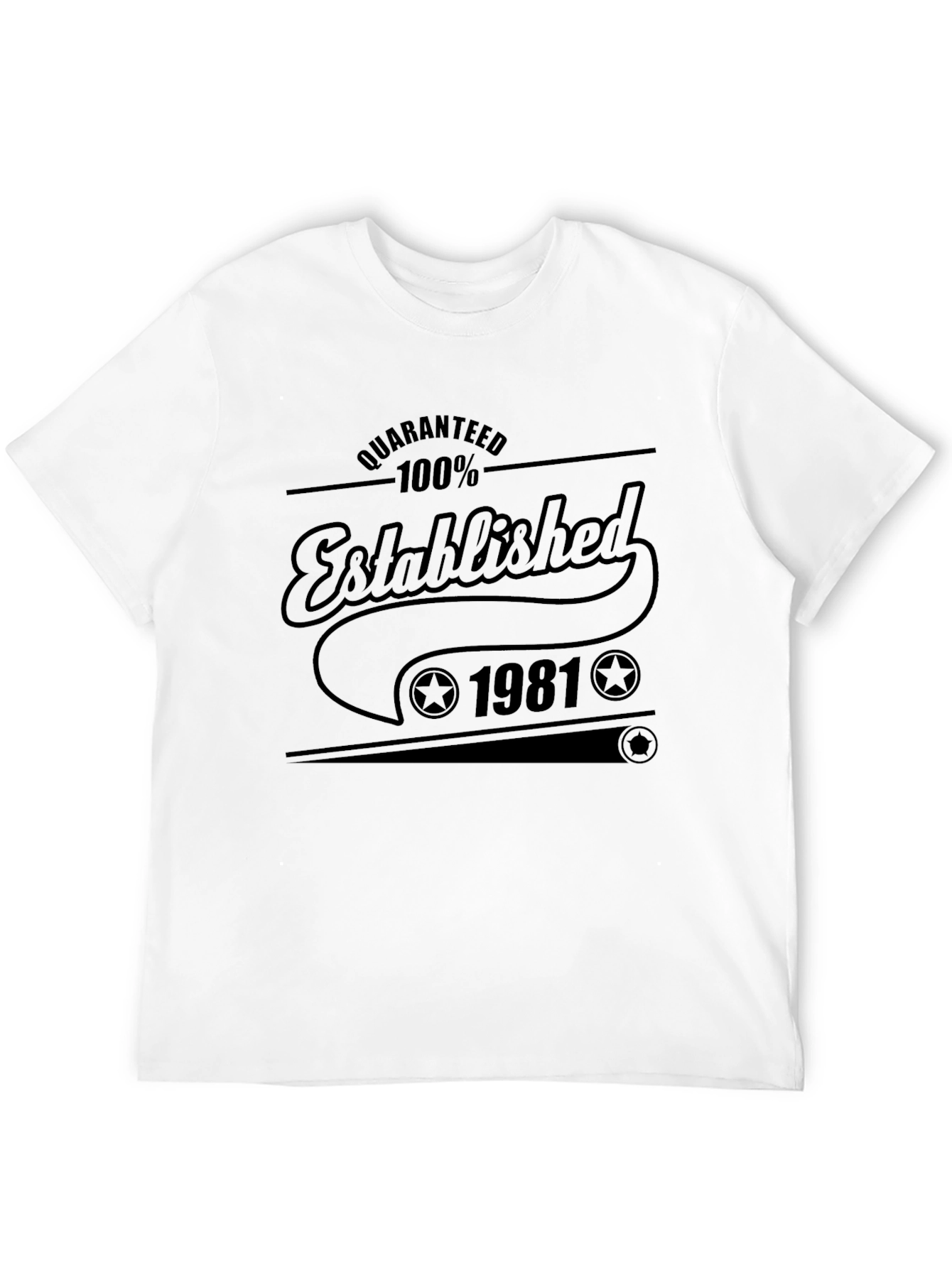 Camiseta Negra Established 1981