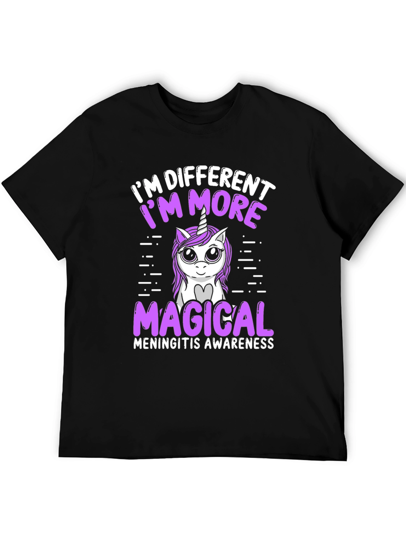 Meningitis Awareness Unicorn Tee