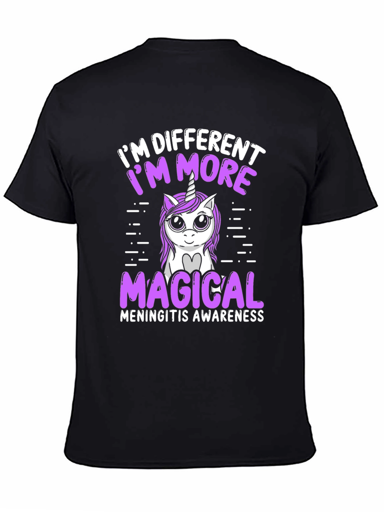 Meningitis Awareness Unicorn Tee