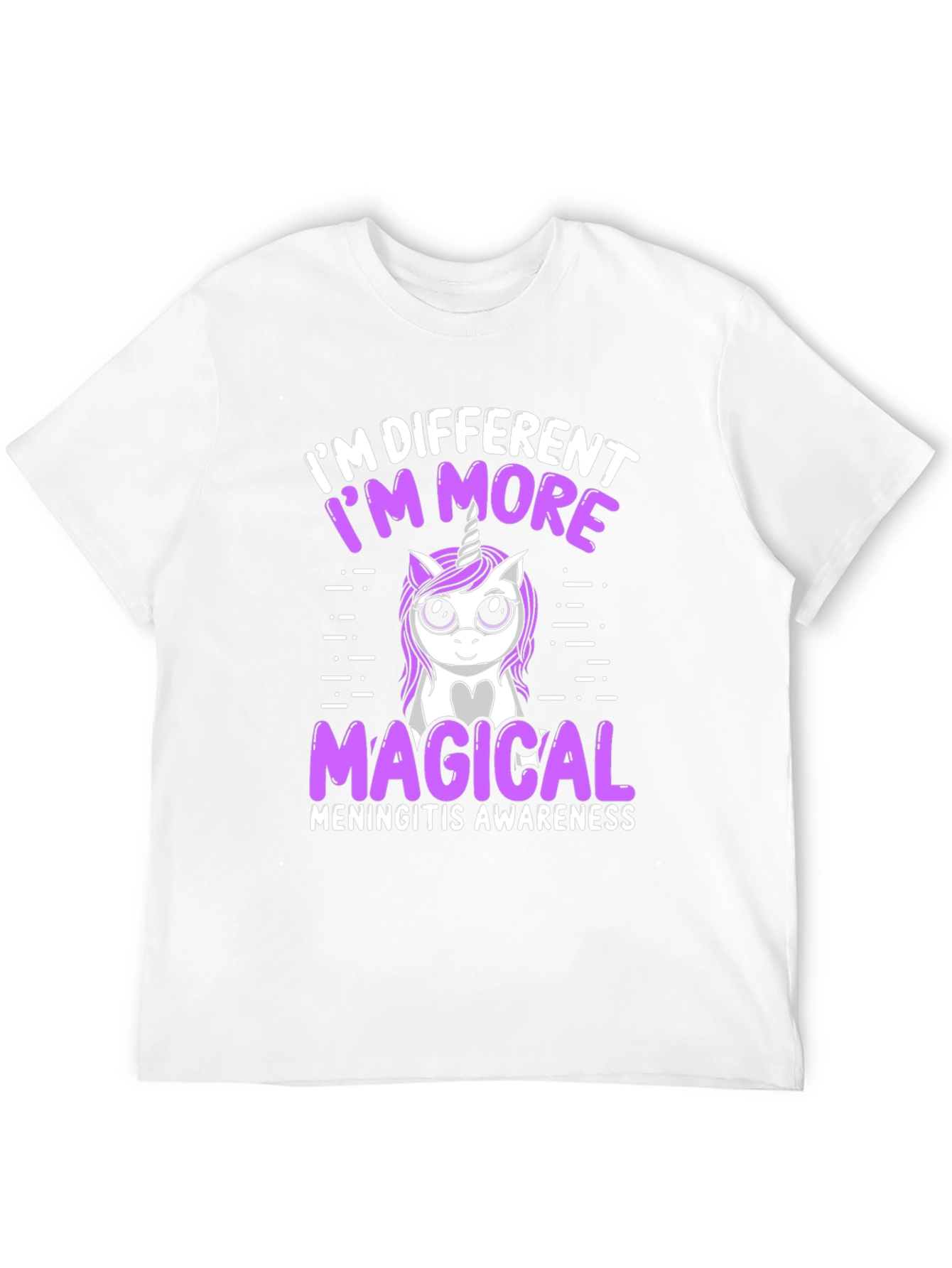 Meningitis Awareness Unicorn Tee