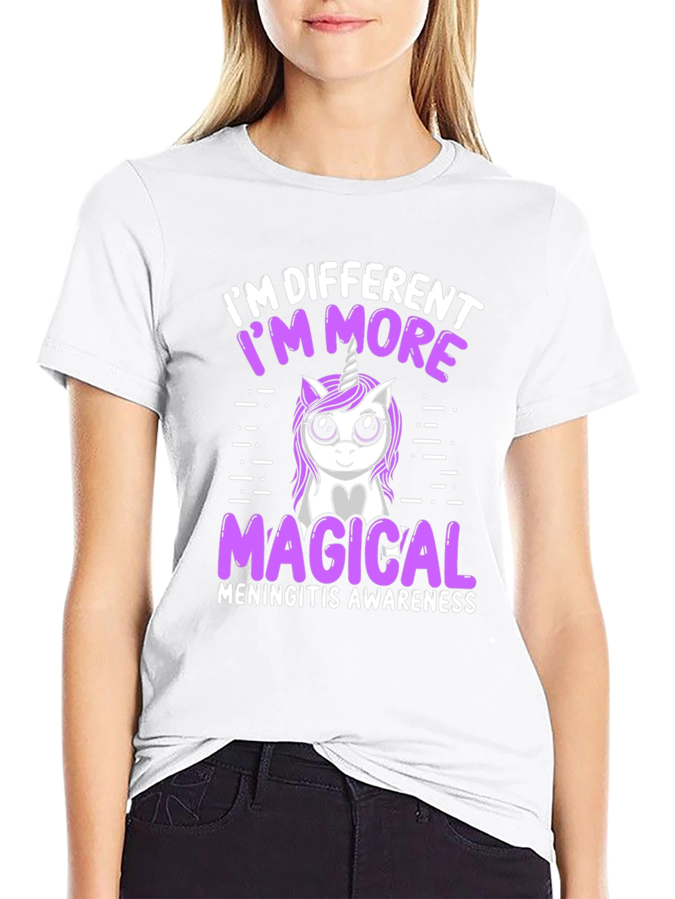Meningitis Awareness Unicorn Tee