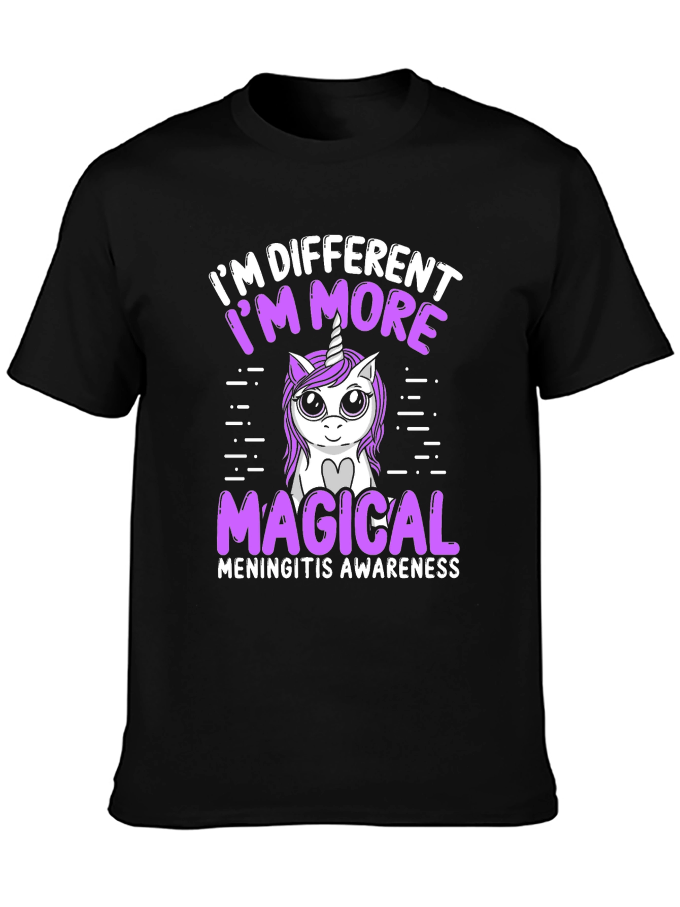 Meningitis Awareness Unicorn Tee