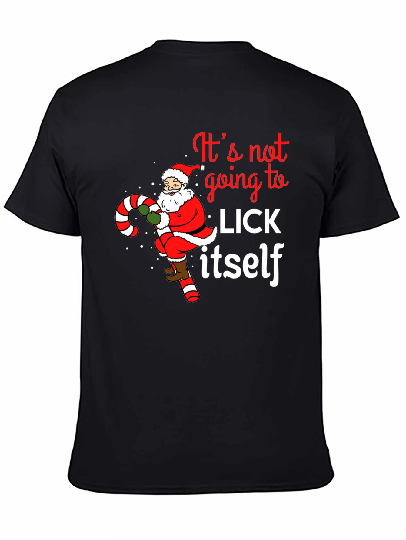 Camiseta Navideña No se va a lamer sola