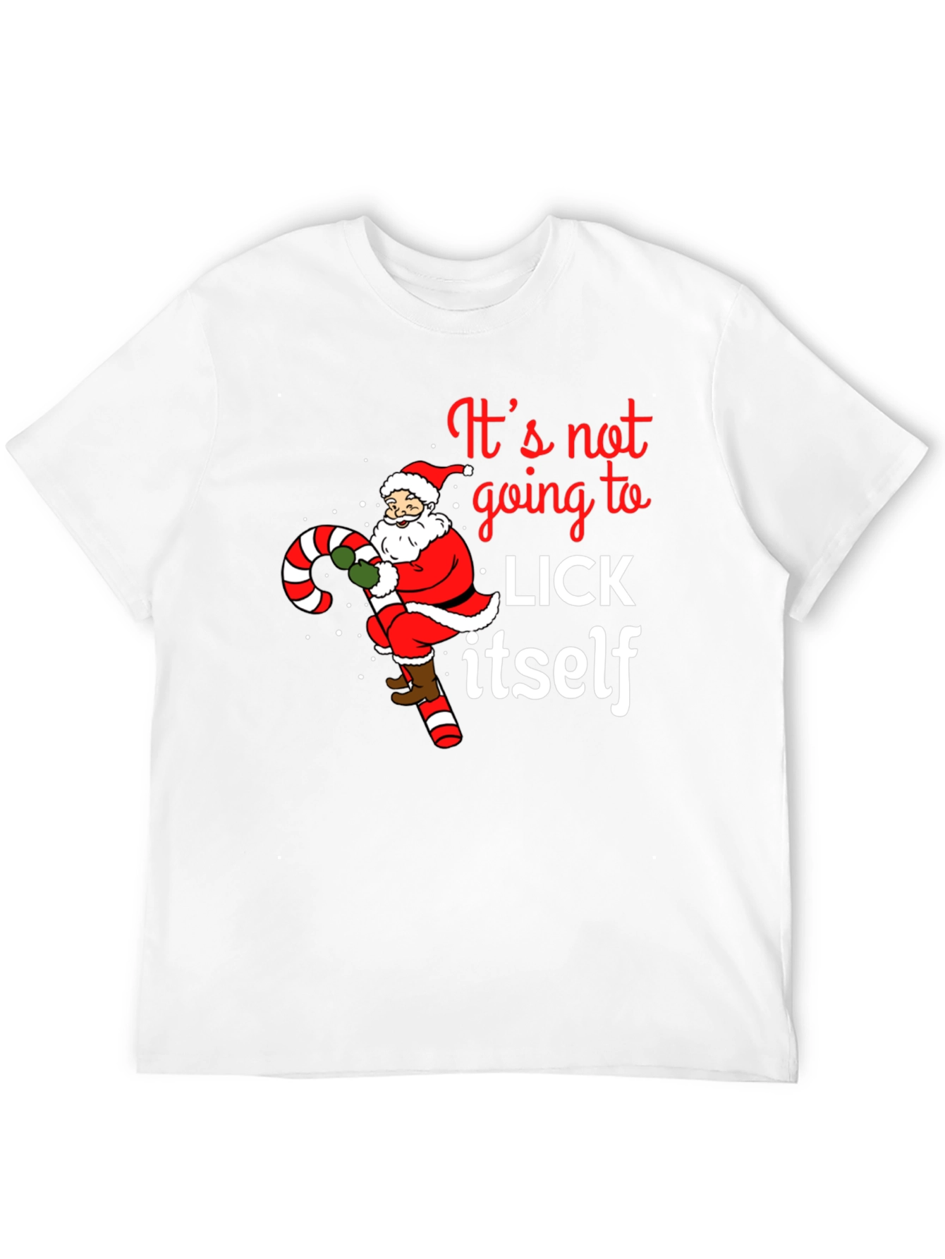 Camiseta Navideña No se va a lamer sola