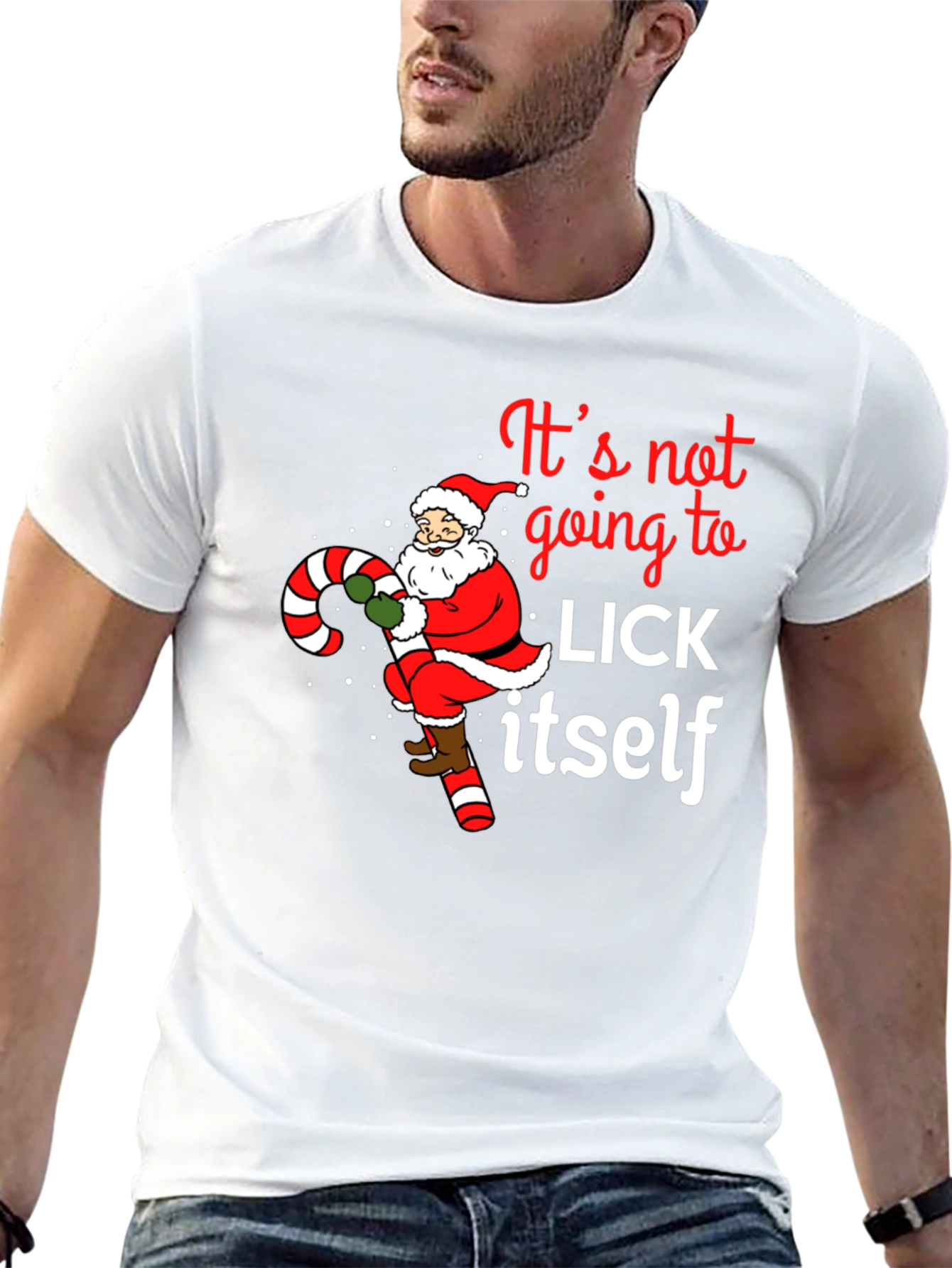 Camiseta Navideña No se va a lamer sola