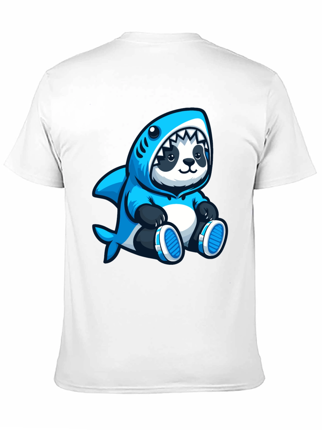 Camiseta Panda Tiburón - Diseño Original y Divertido