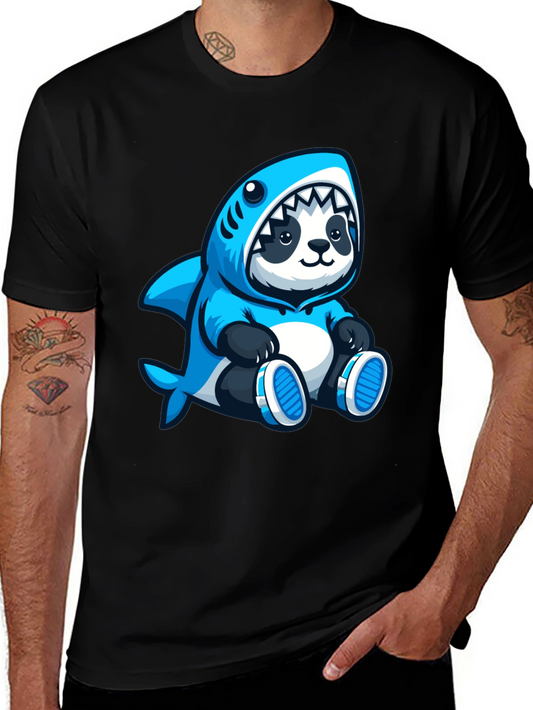 Camiseta Panda Tiburón - Diseño Original y Divertido