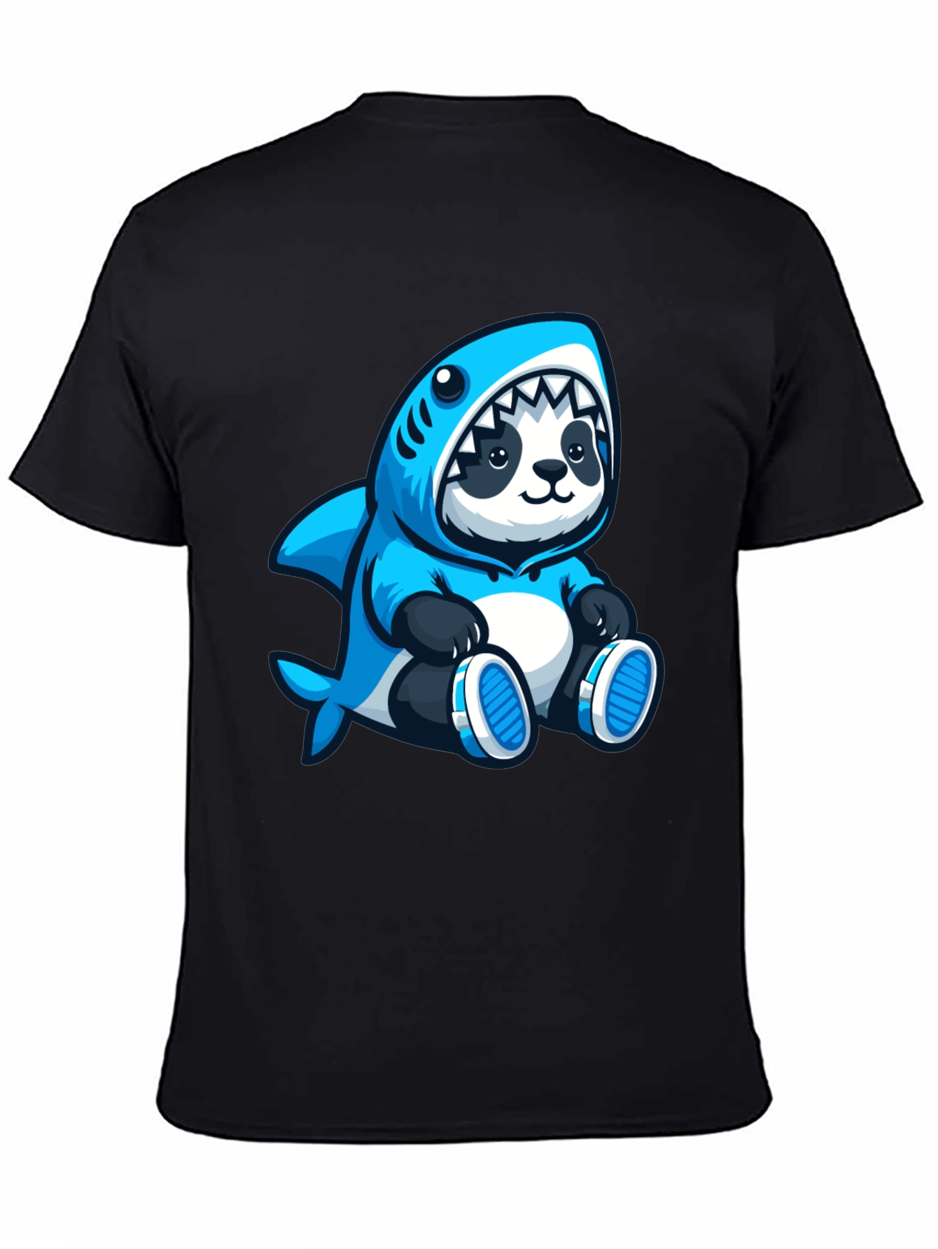 Camiseta Panda Tiburón - Diseño Original y Divertido