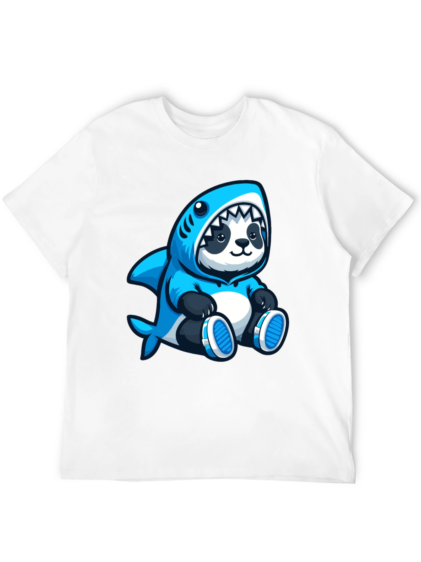 Camiseta Panda Tiburón - Diseño Original y Divertido