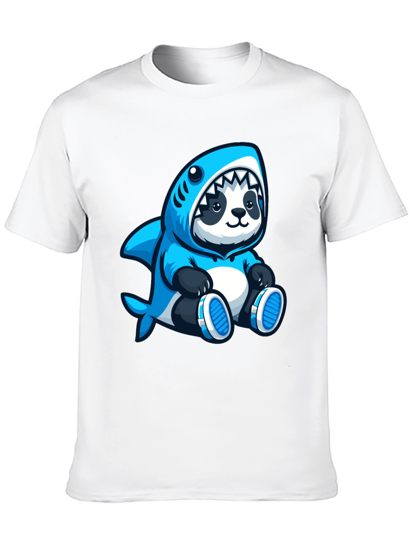 Camiseta Panda Tiburón - Diseño Original y Divertido