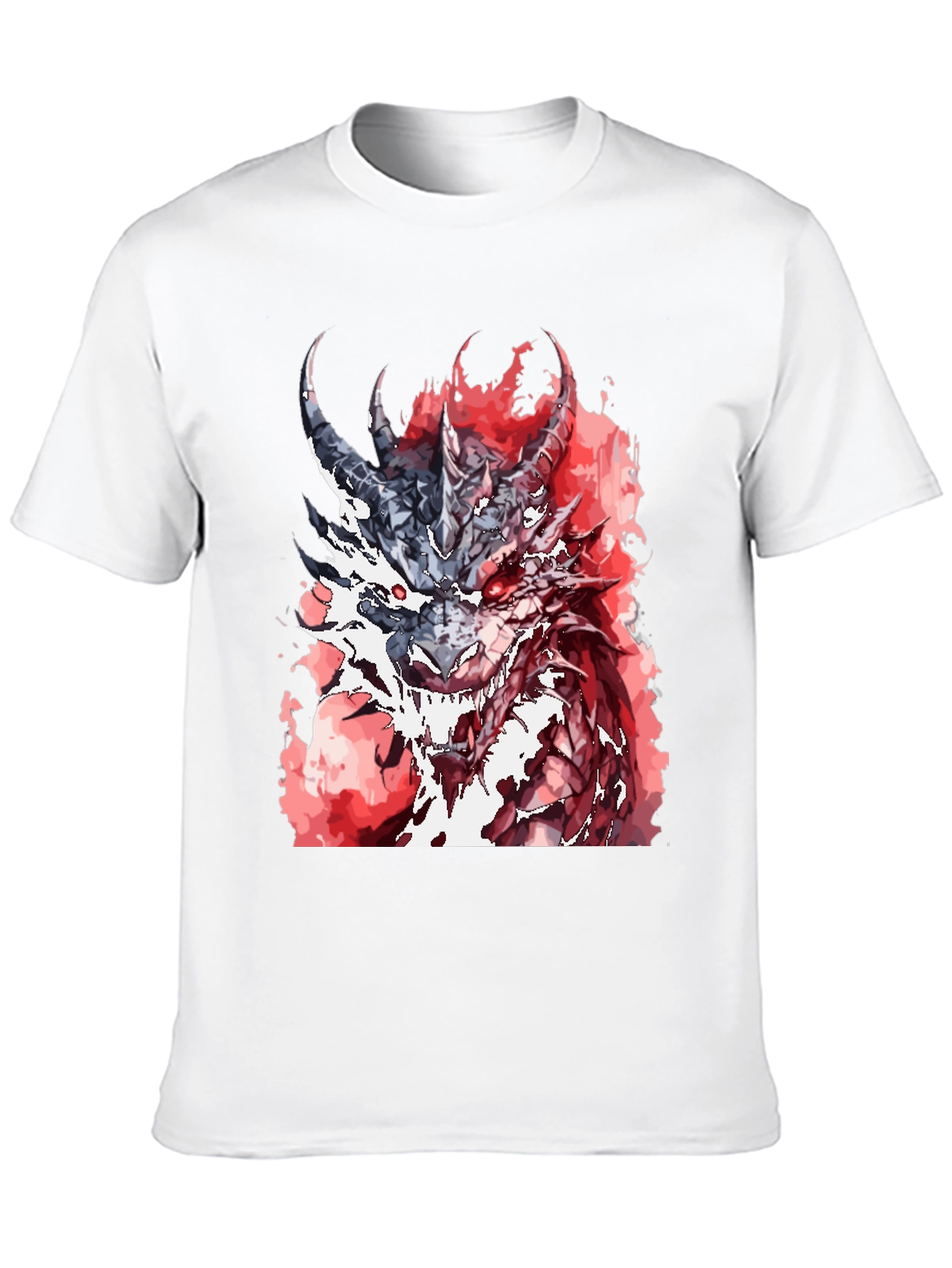 Camiseta Dragón Rojo Fuego - Diseño Imponente