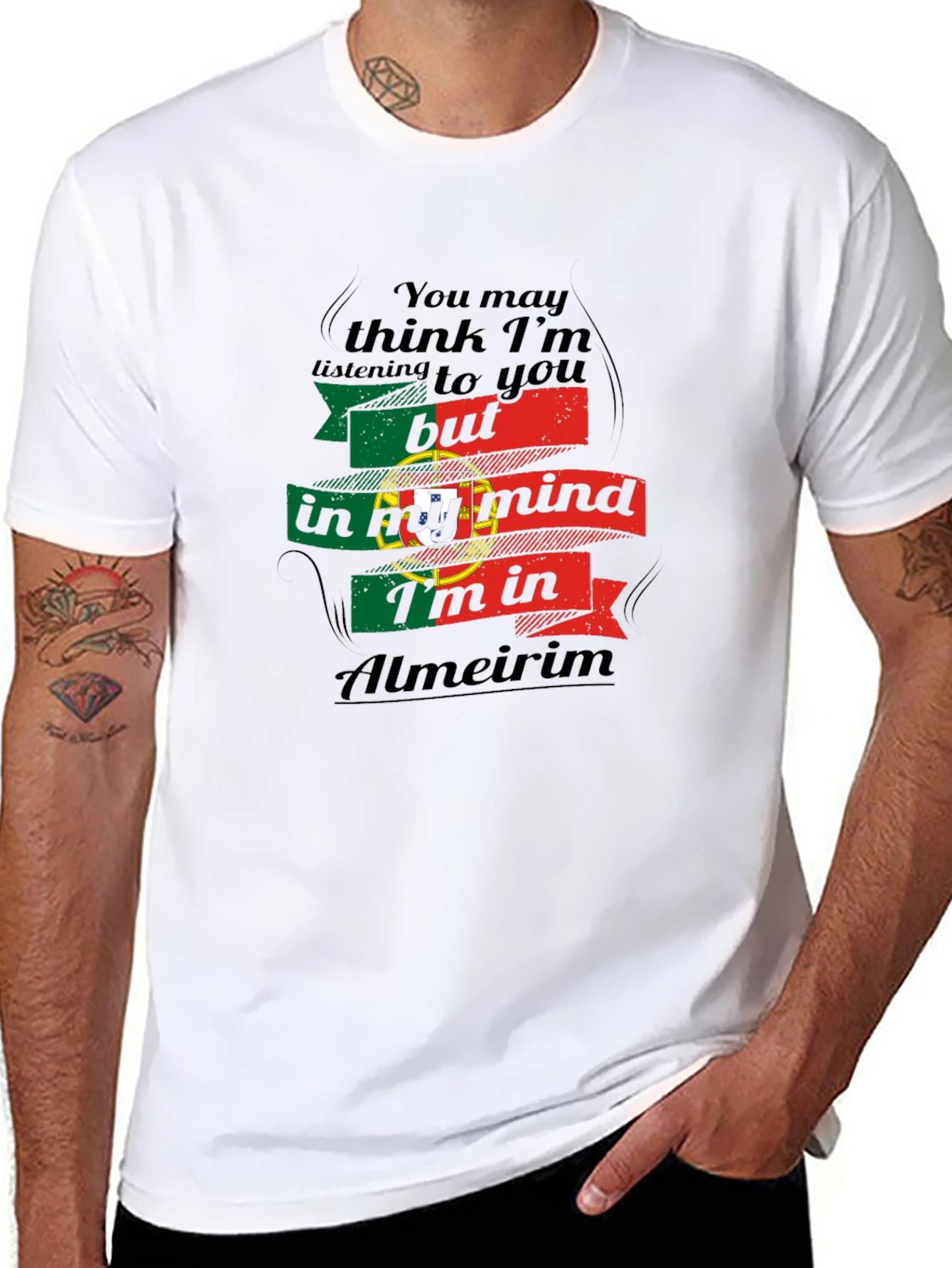 Camiseta Hombre Almeirim En Mente Portugal