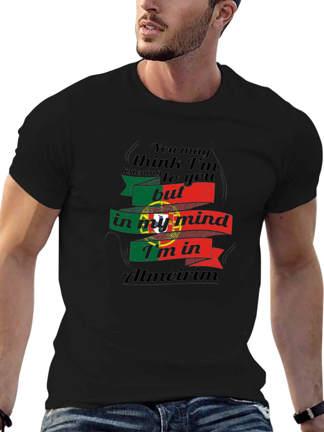 Camiseta Hombre Almeirim En Mente Portugal