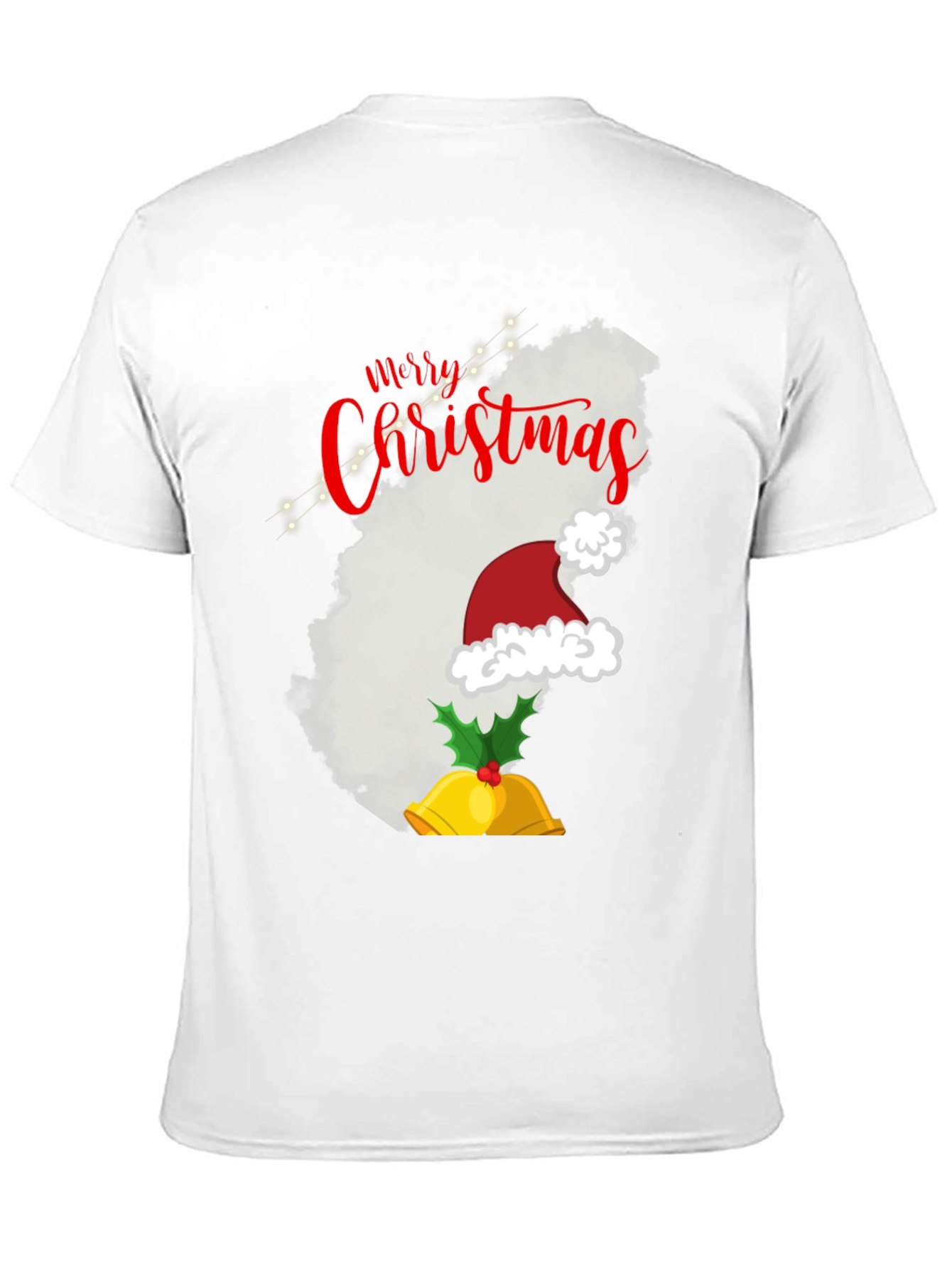 Camiseta Navideña Negra Merry Christmas