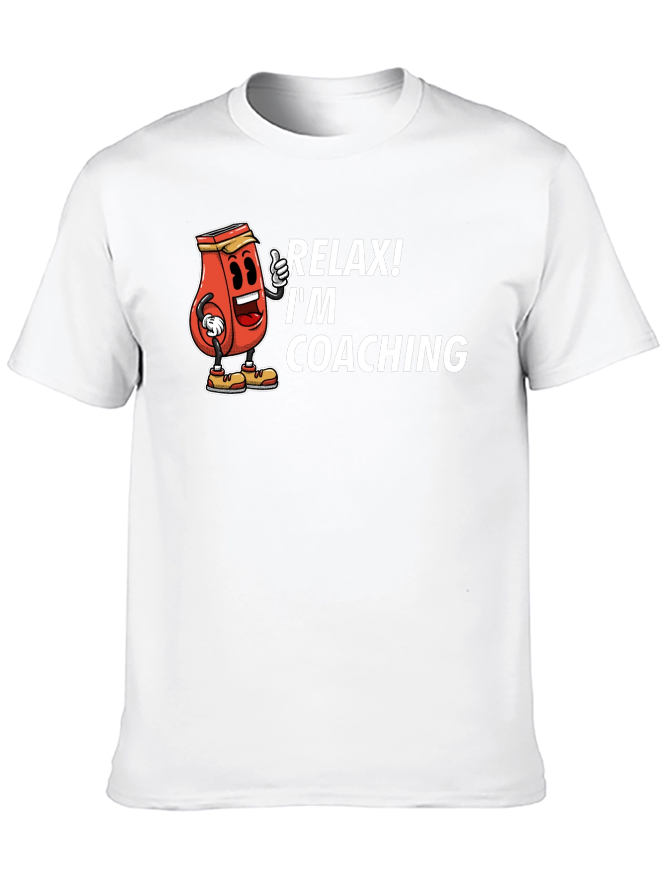 Camiseta Negra Relax! Im Coaching