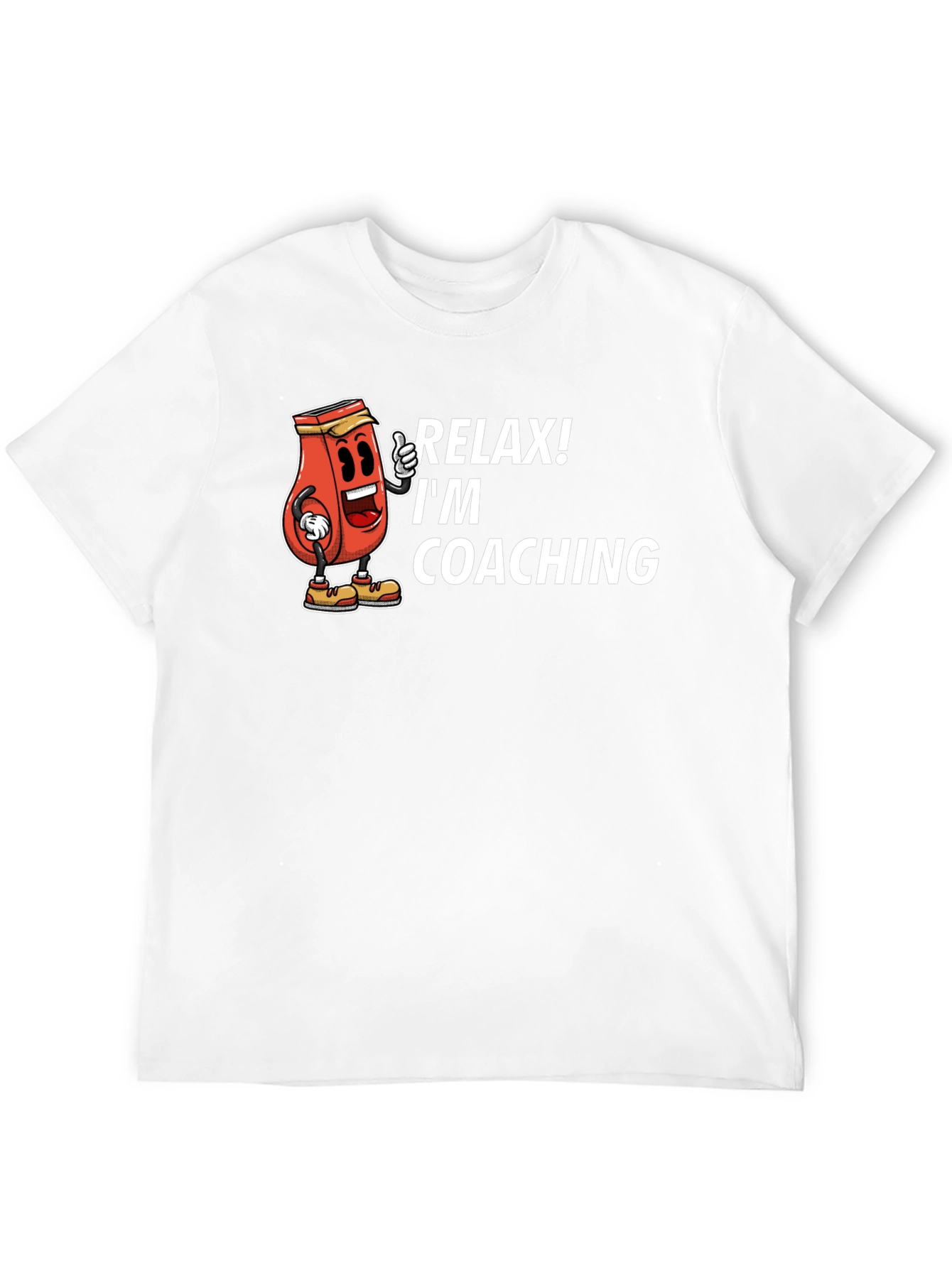 Camiseta Negra Relax! Im Coaching