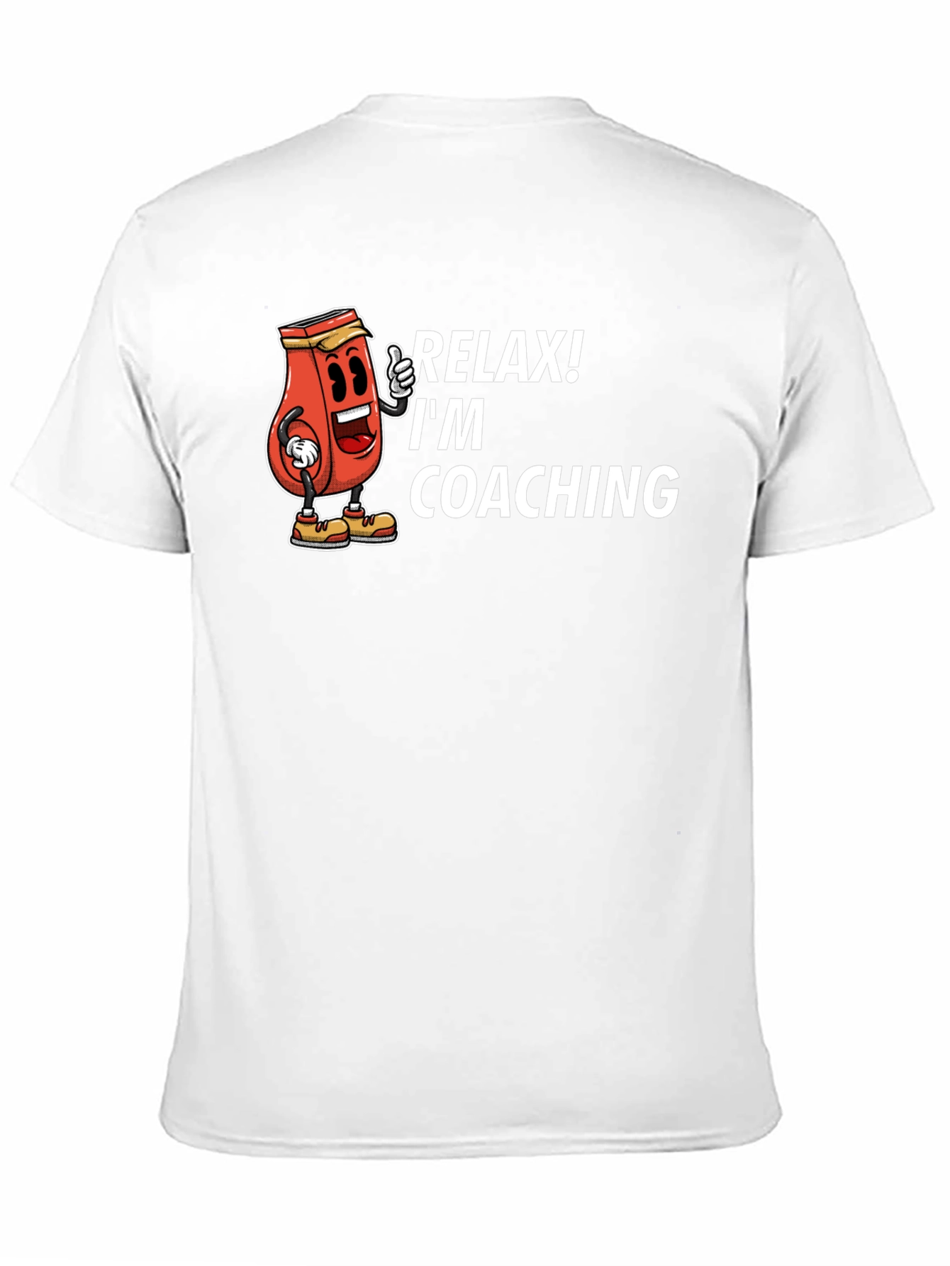 Camiseta Negra Relax! Im Coaching