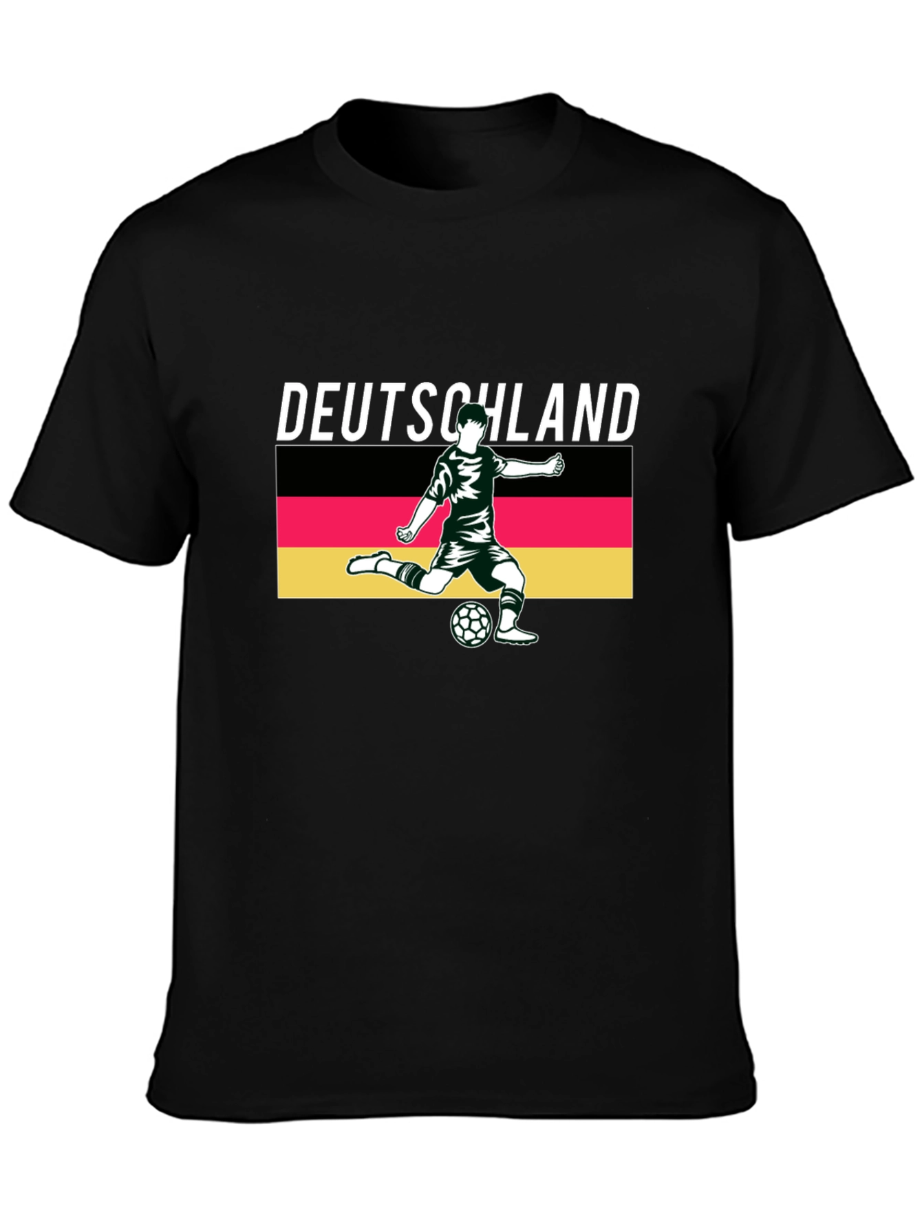 Camiseta Negra Alemania Fútbol Deutschland