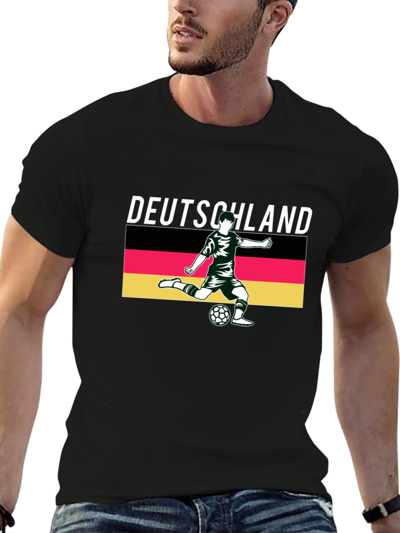 Camiseta Negra Alemania Fútbol Deutschland