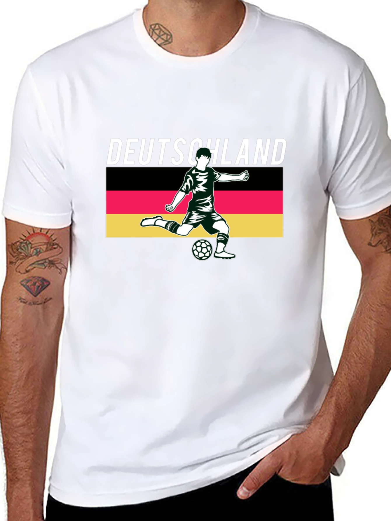Camiseta Negra Alemania Fútbol Deutschland
