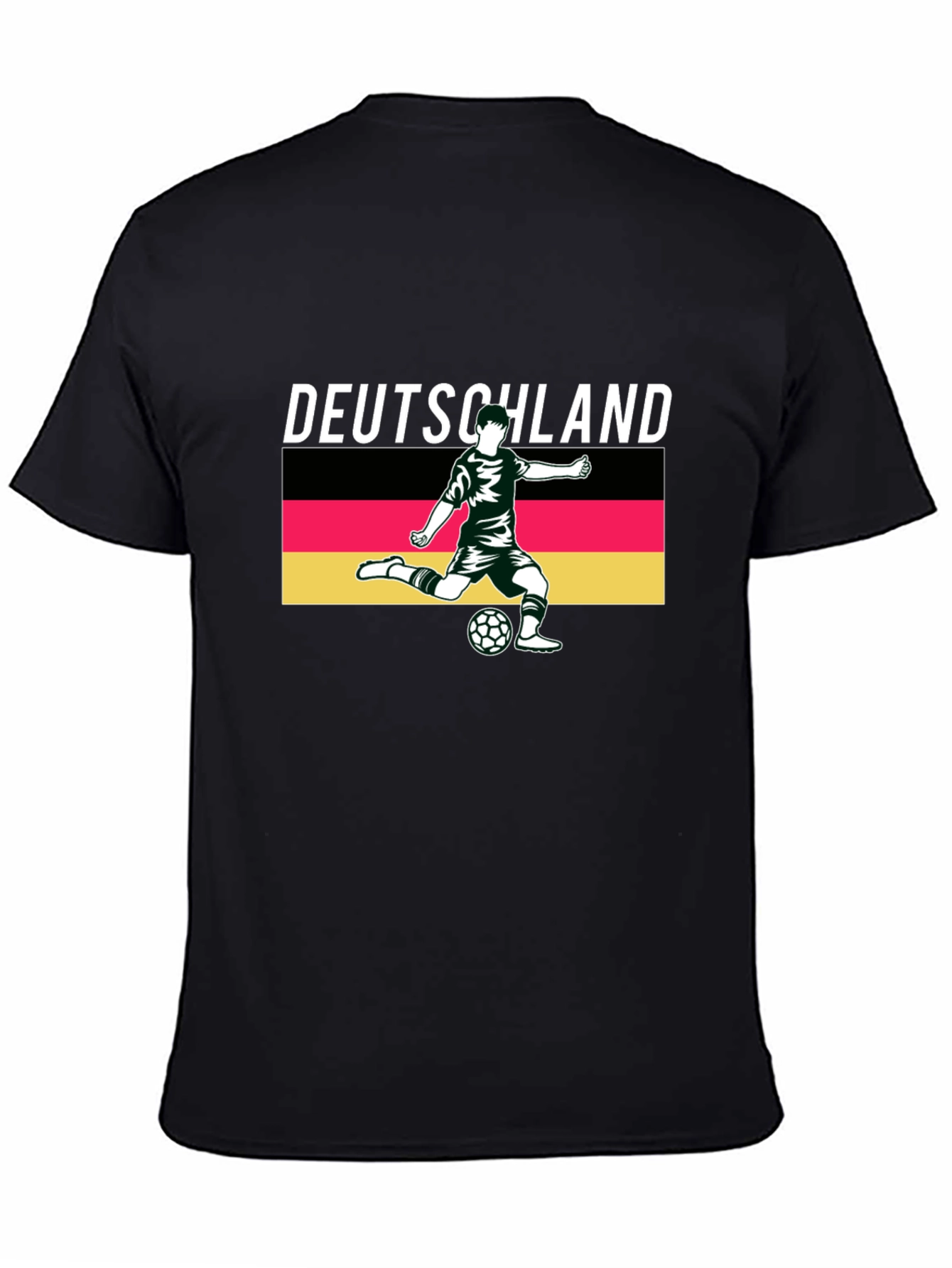 Camiseta Negra Alemania Fútbol Deutschland