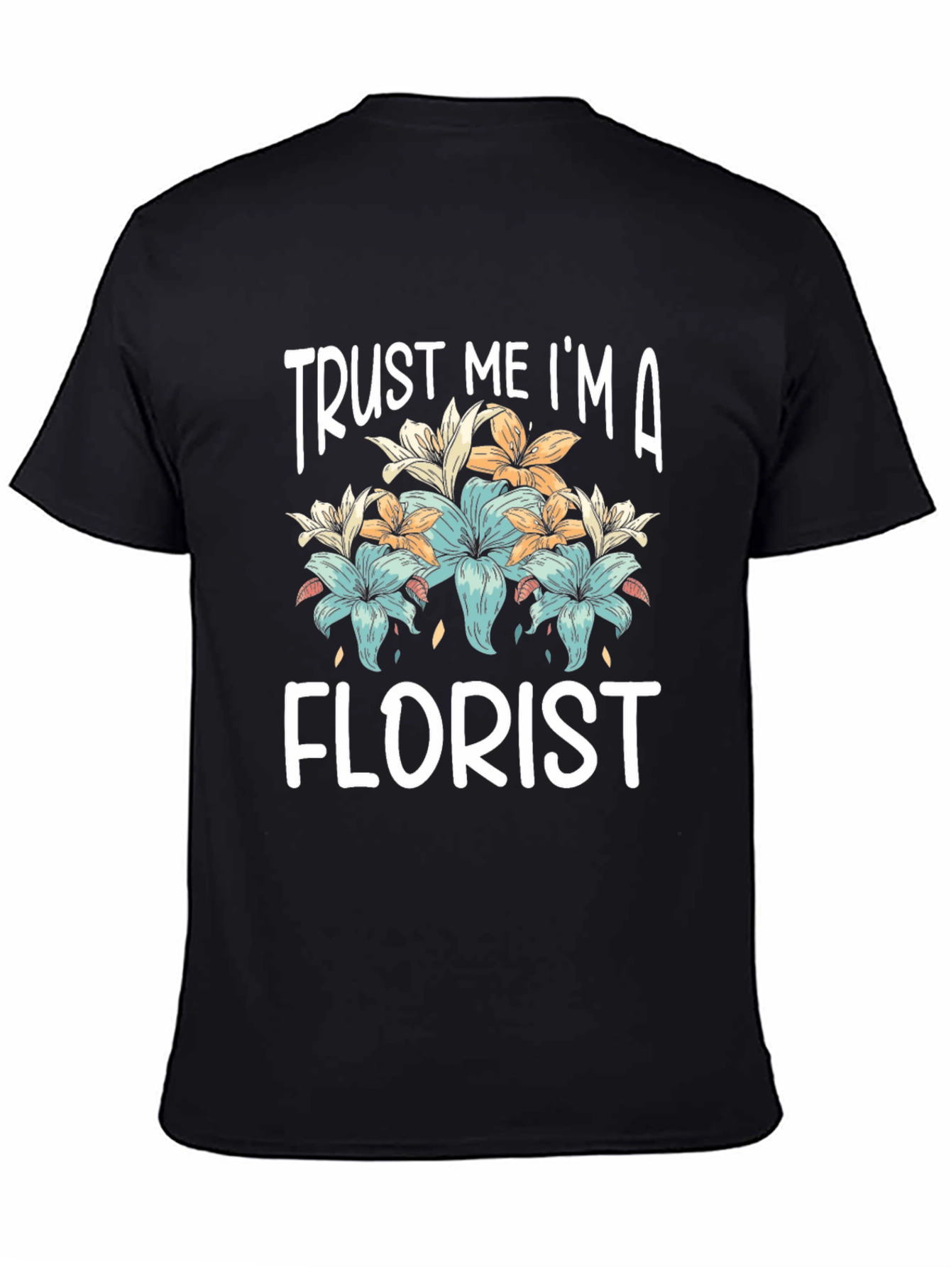 Camiseta Confía en Mí Soy Florista Algodón Unisex