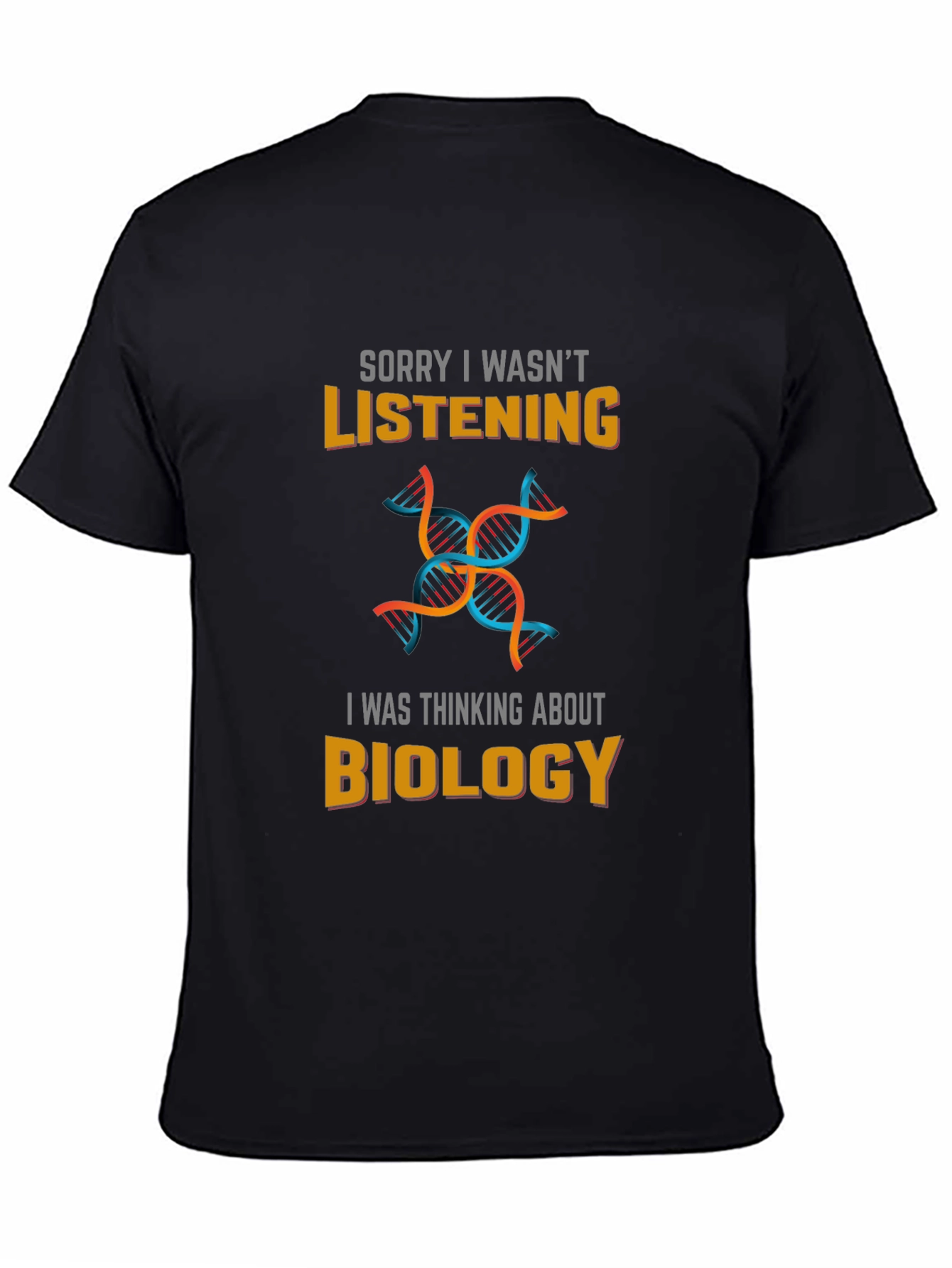 Camiseta Negra Biología - Pensando en Biología