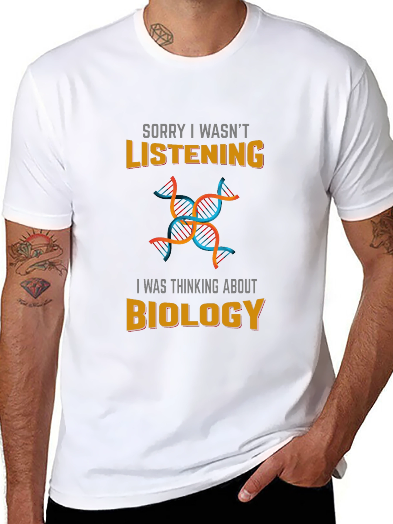 Camiseta Negra Biología - Pensando en Biología