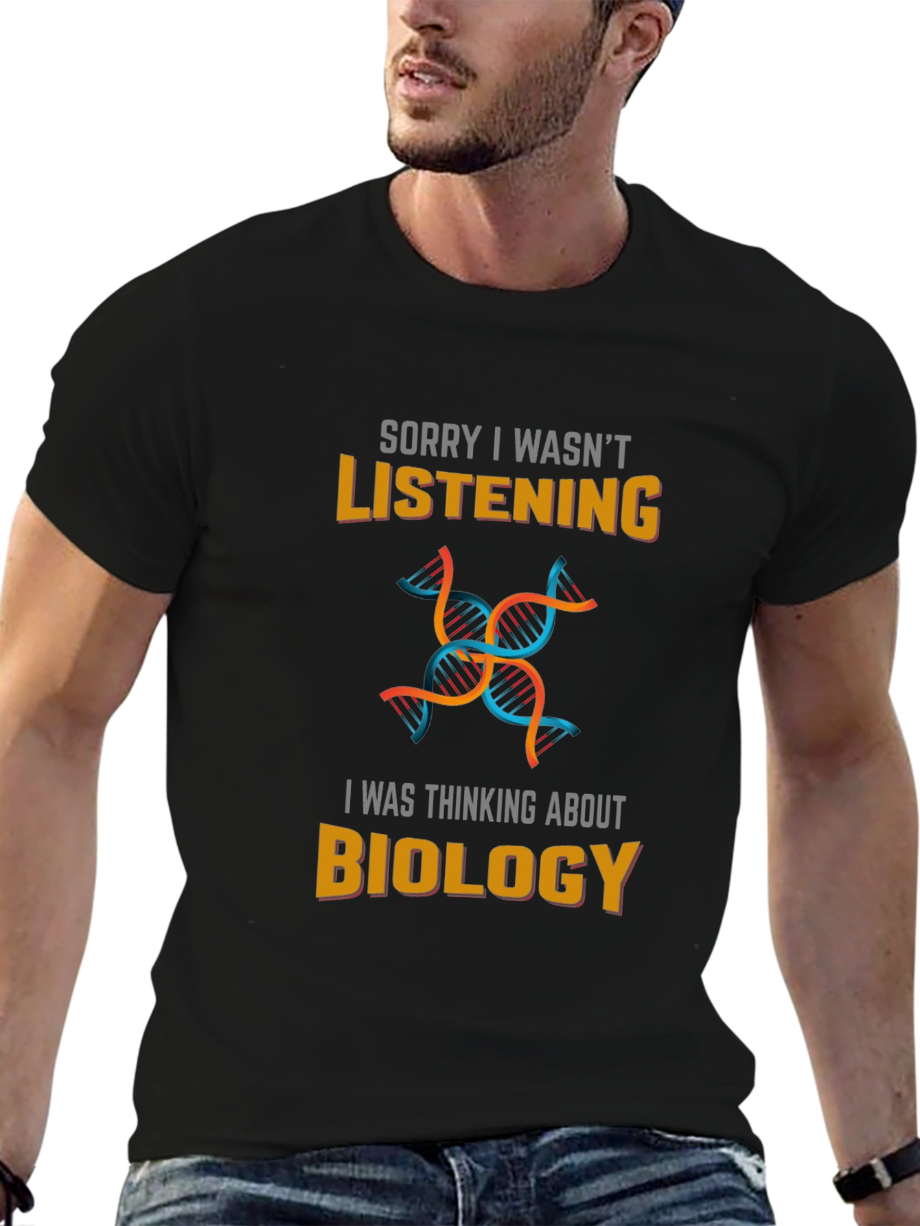 Camiseta Negra Biología - Pensando en Biología